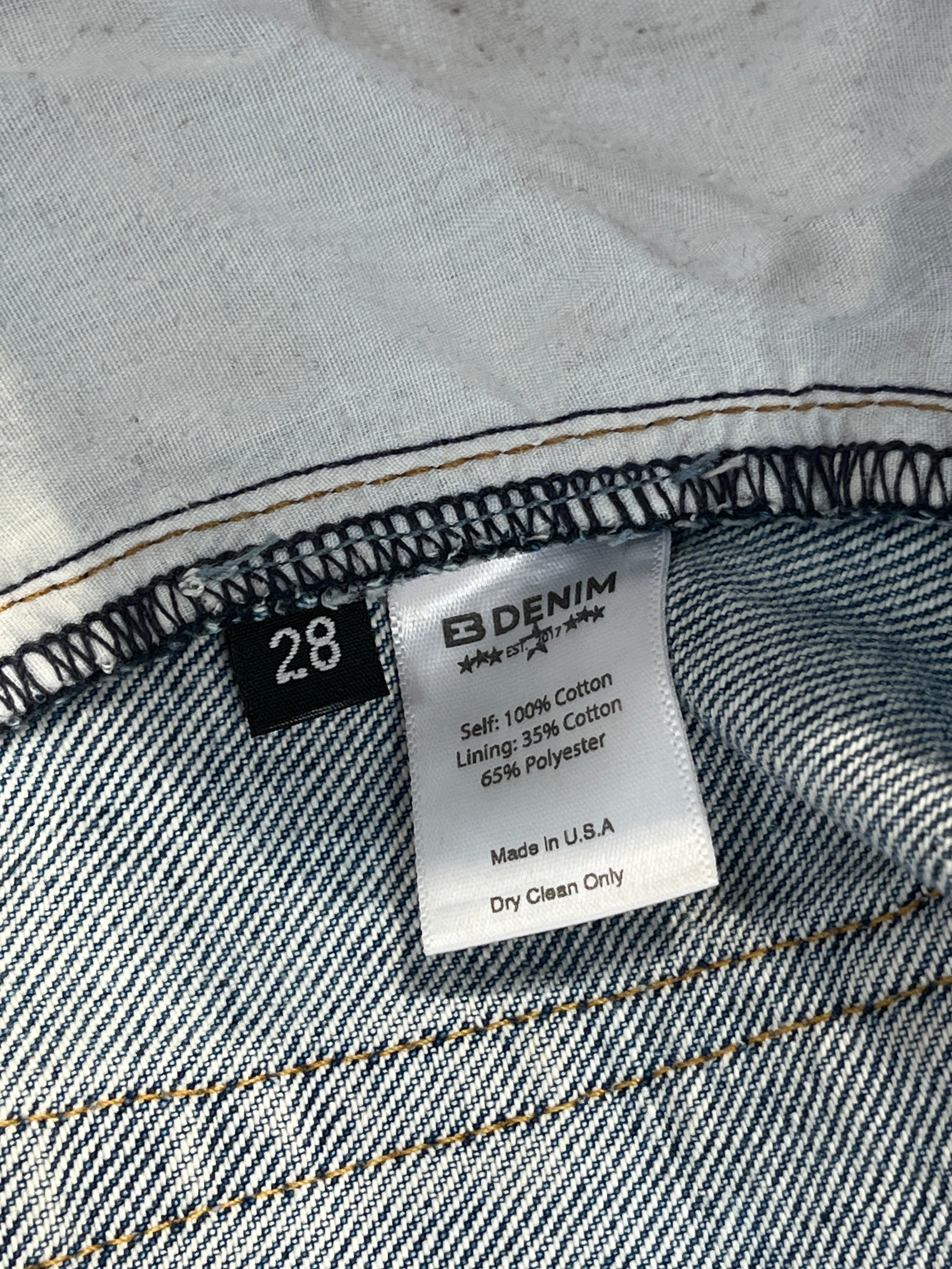 EB DENIM/Wide Leg Pants/28/Denim/BLU/Fold Over Jeans view 4