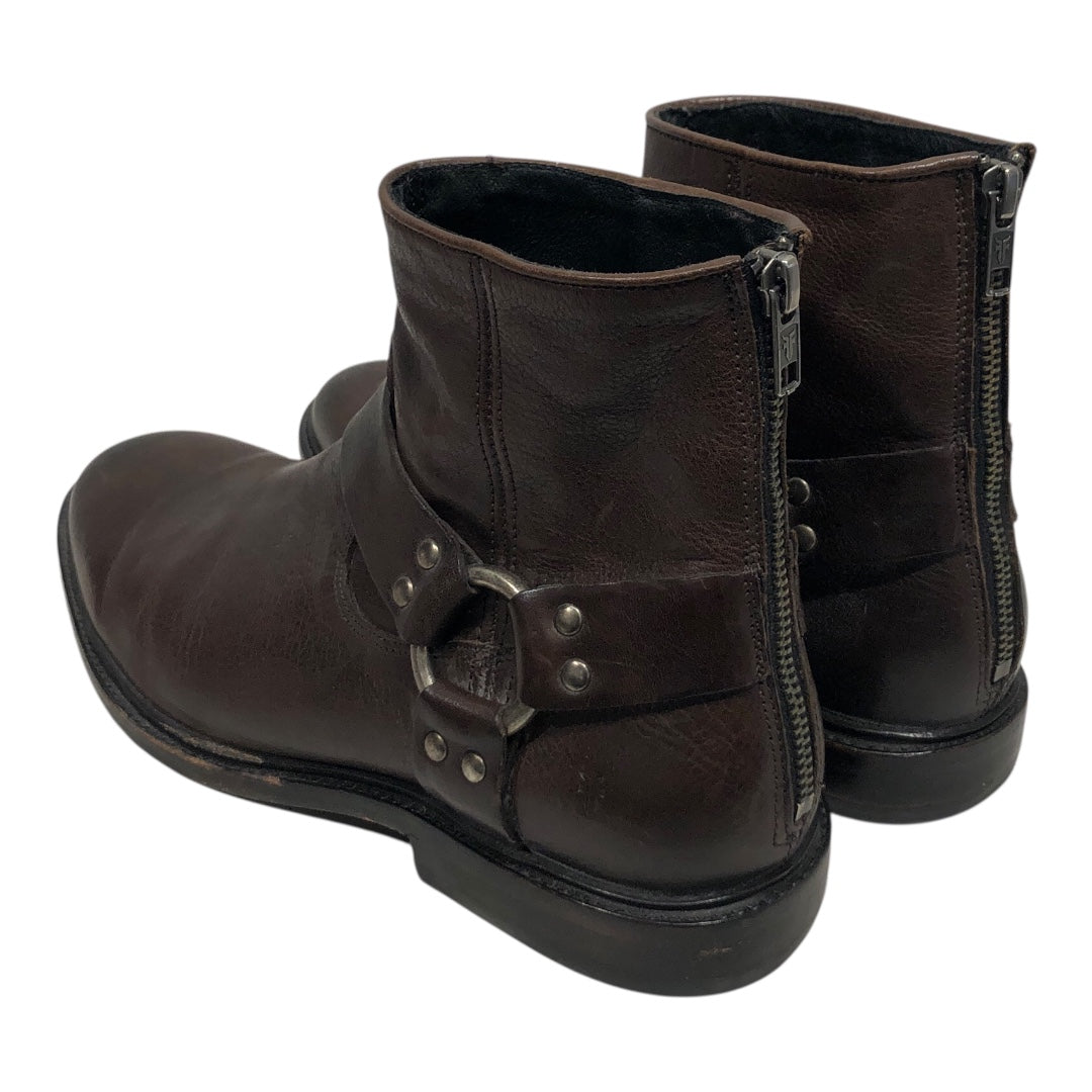 FRYE/Chelsea Boots/US 8/Leather/BRW/Harness view 2