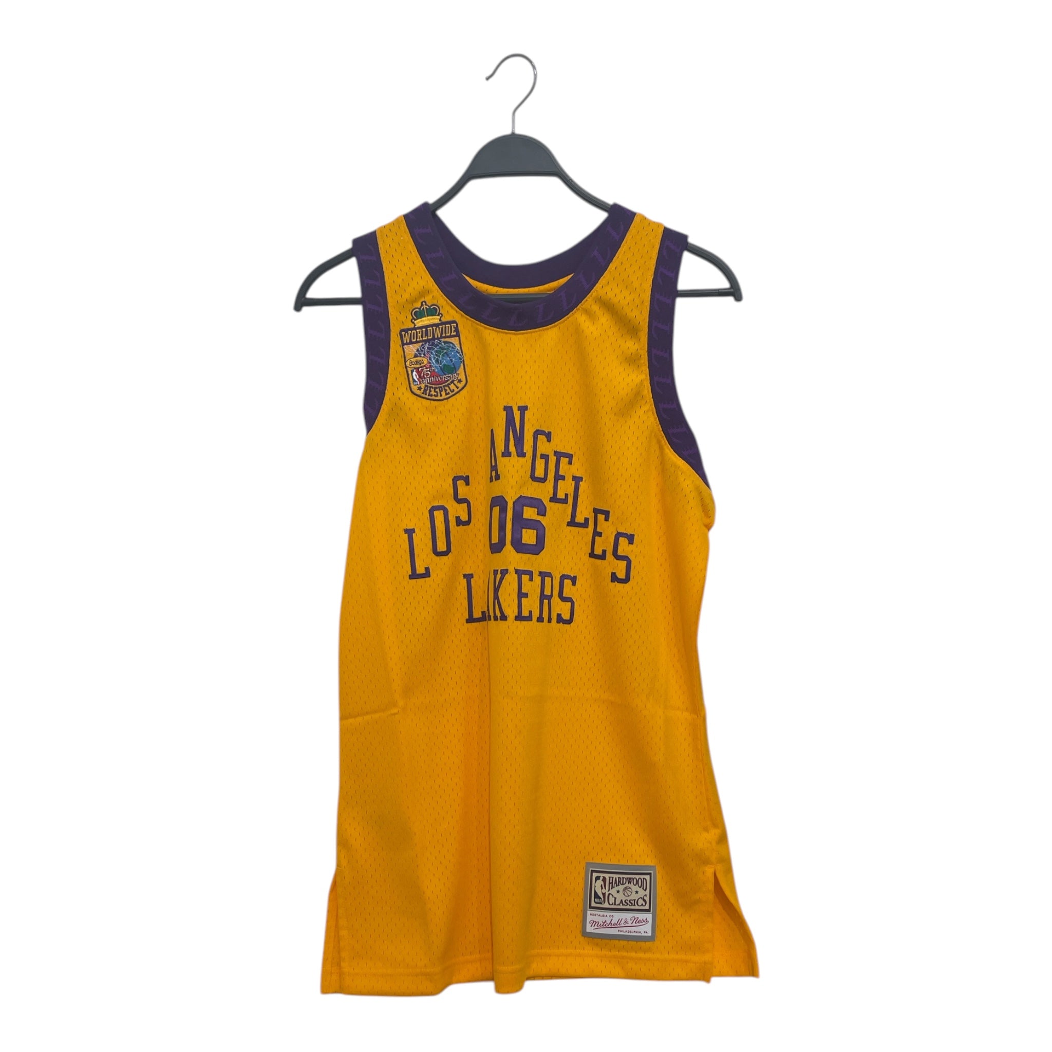 mitchell&ness/Tank Top/M/Polyester/YEL/LA Lakers view 1