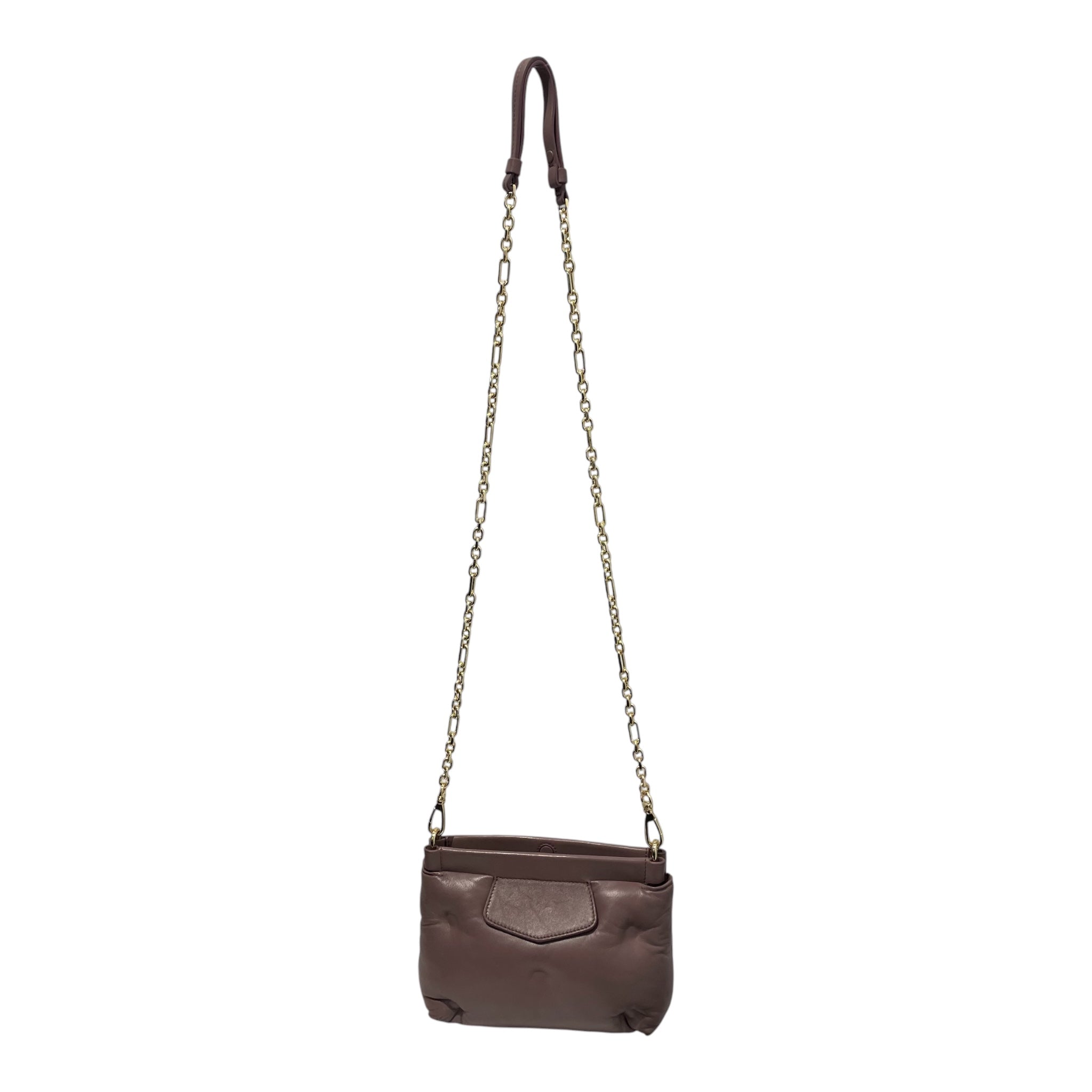 Maison Margiela/Clutch Bag/Leather/PPL/pillow clutch gold hardware view 2