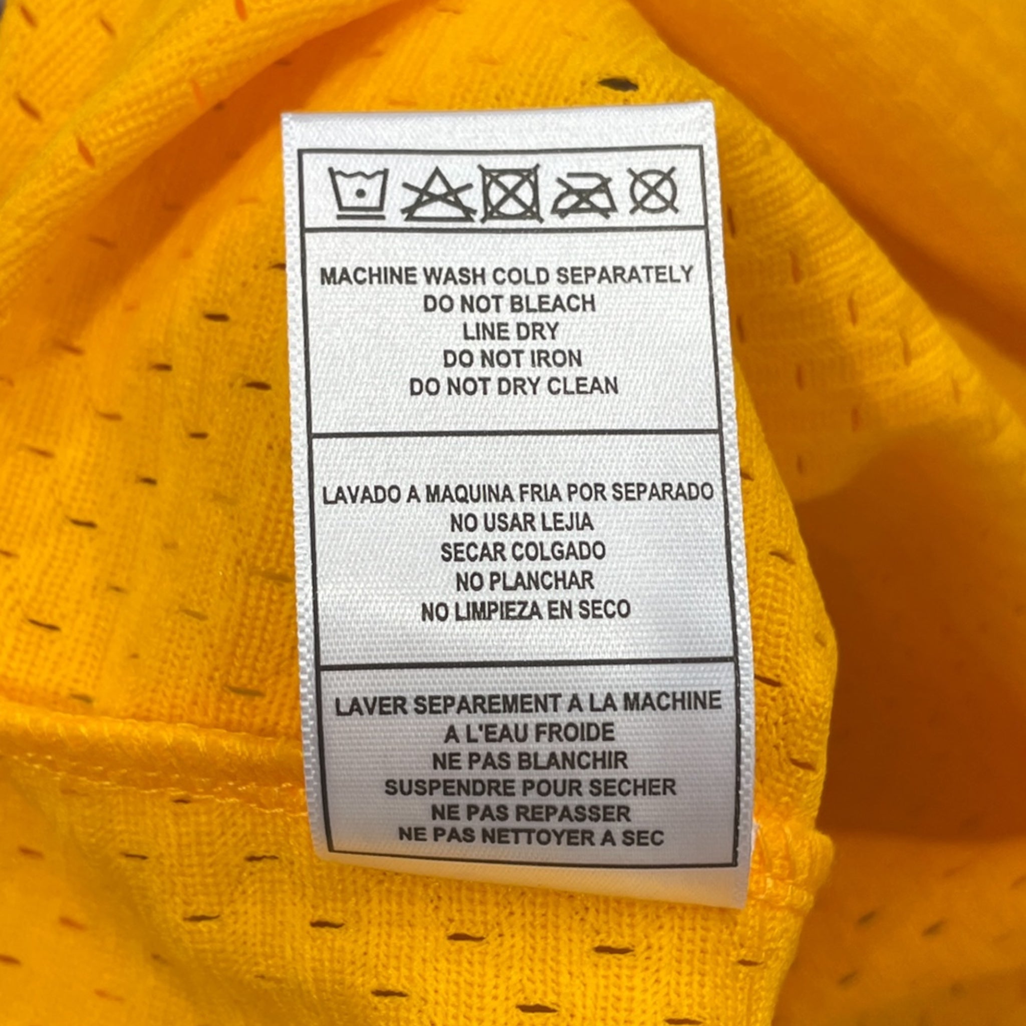 mitchell&ness/Tank Top/M/Polyester/YEL/LA Lakers view 4