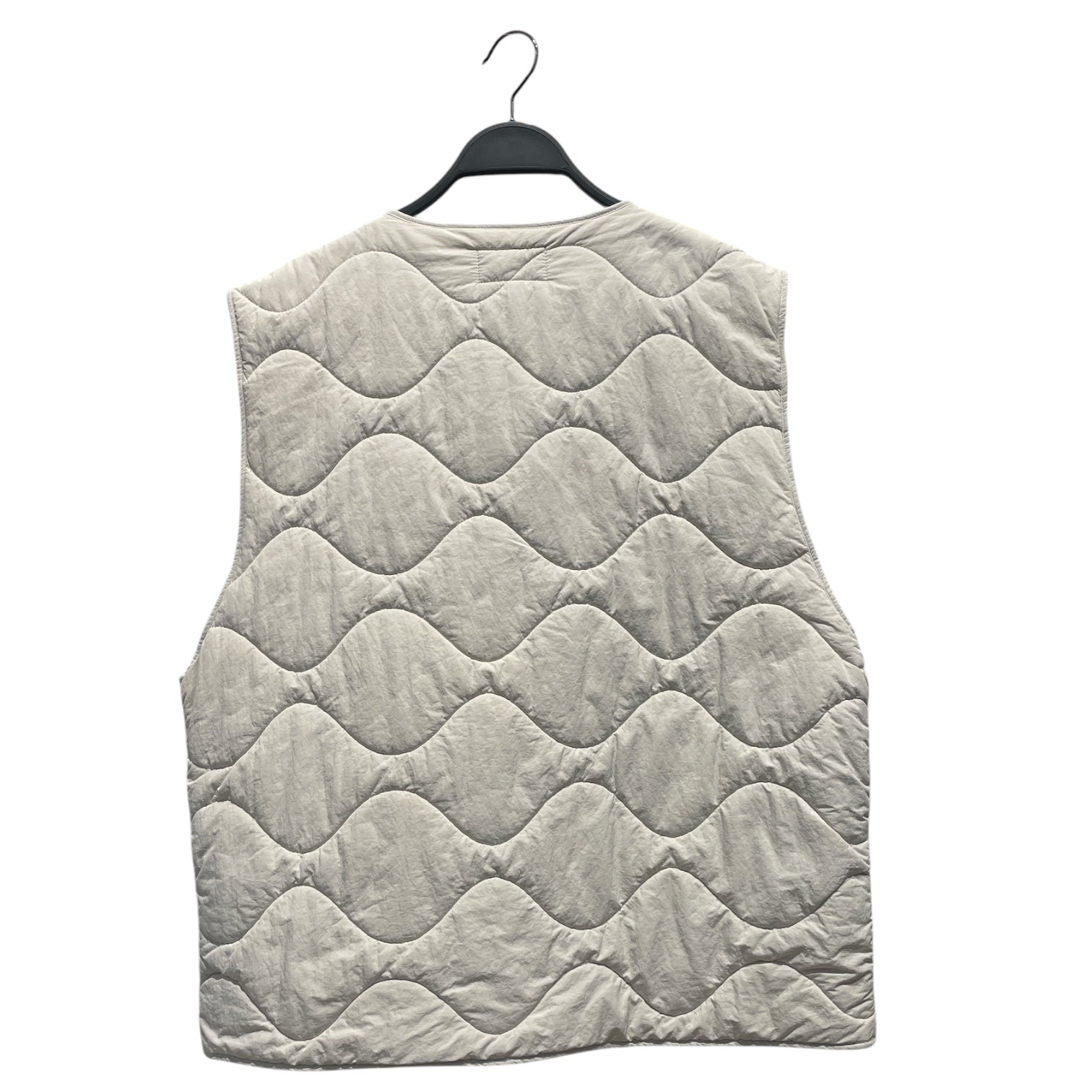 STUSSY/Quilted Vest/L/Nylon/WHT/Recycled Nylon Bone Vest view 2