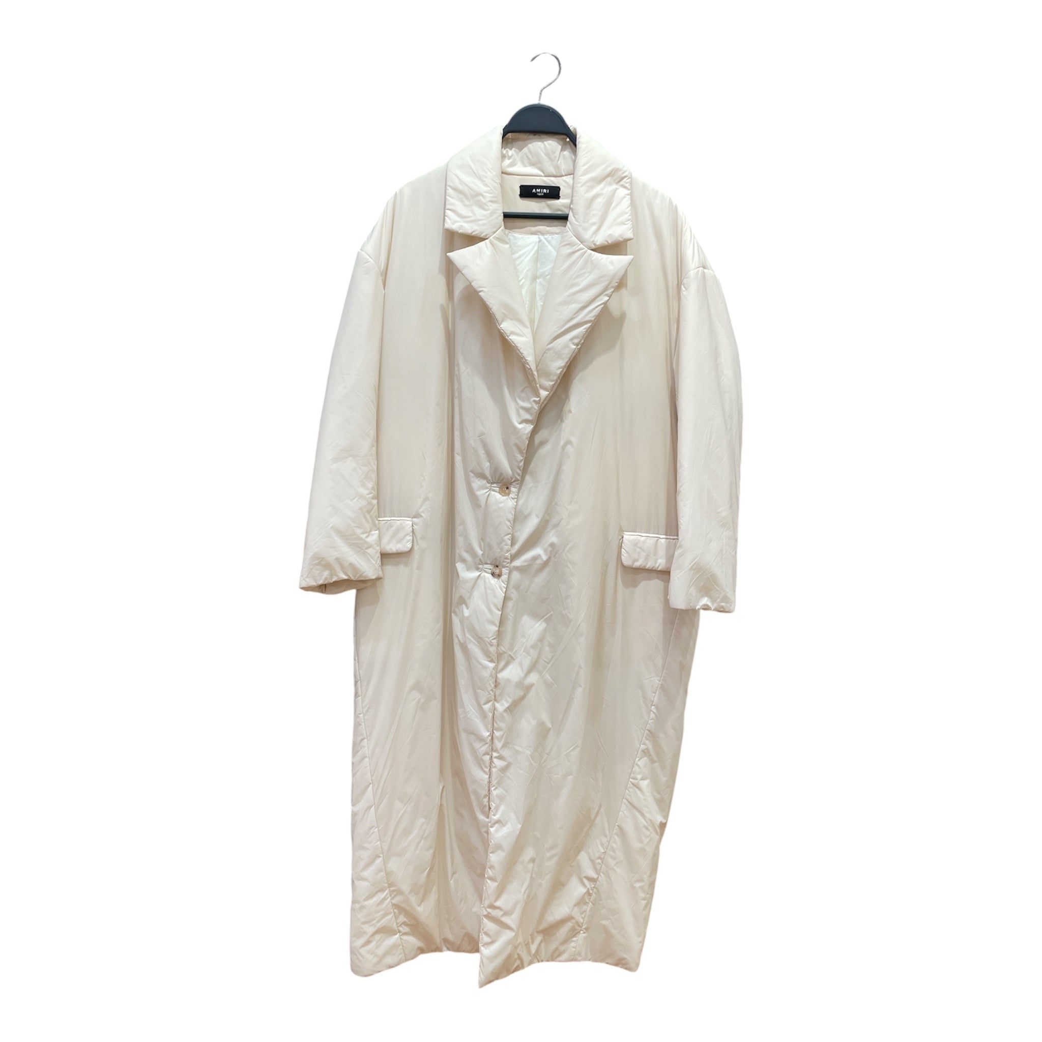 AMIRI/Coat/38/Nylon/IVR/Single Breasted/Made in Italy view 1