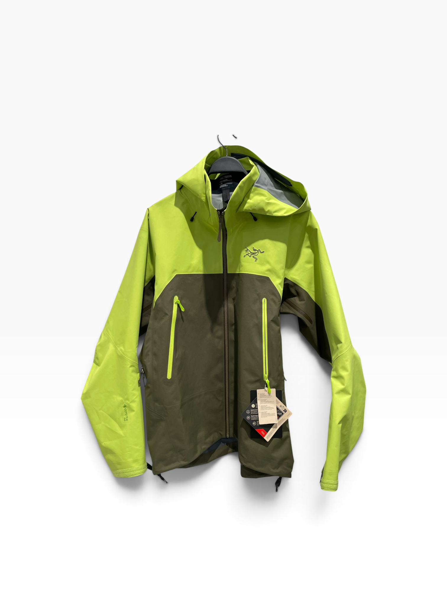 ARC'TERYX/Windbreaker/L/Gore-Tex/GRN/Beta AR Lime/Olive view 2