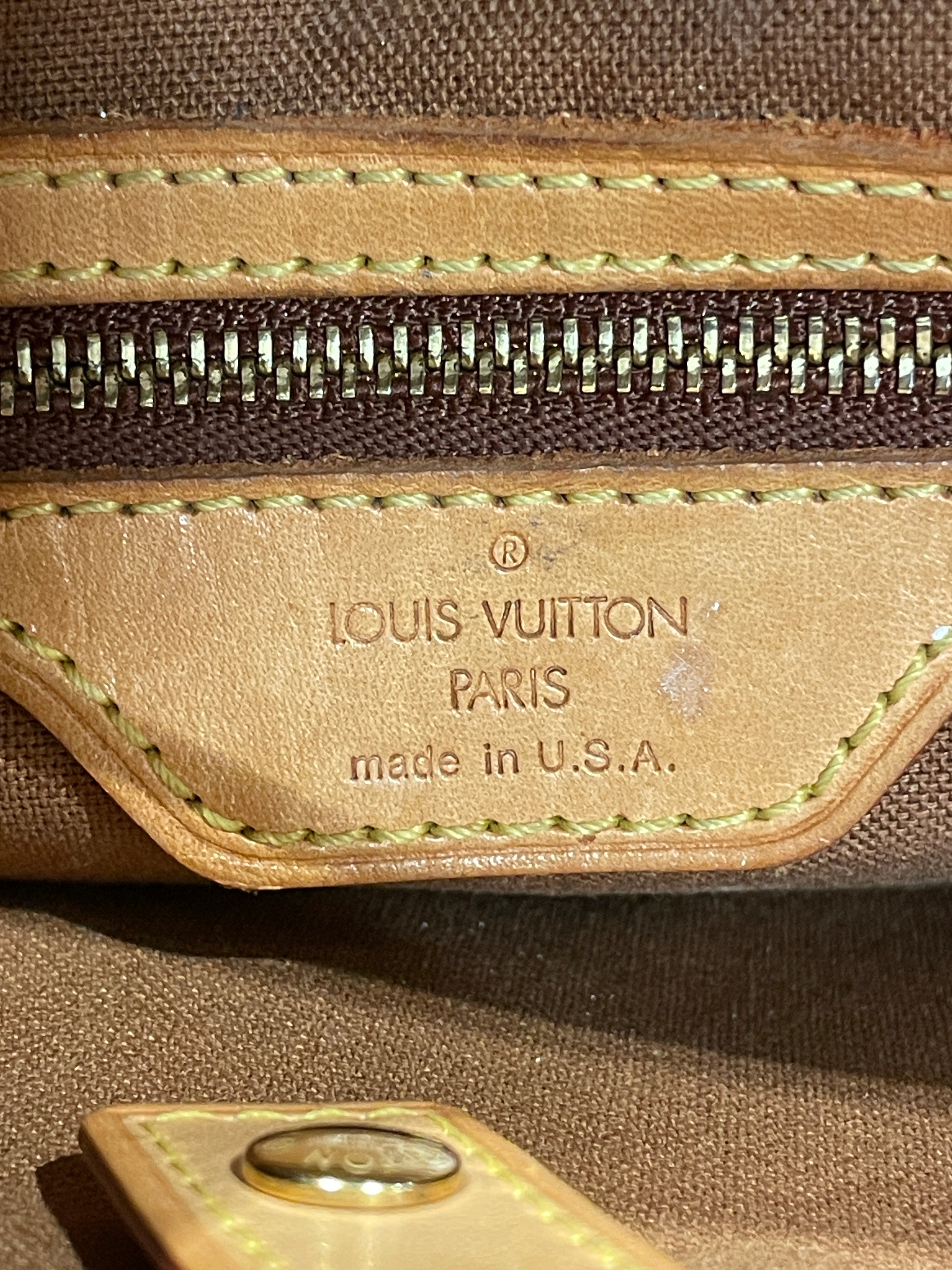 LOUIS VUITTON/Hand Bag/Monogram/Leather/BRW/W662JG8 view 3