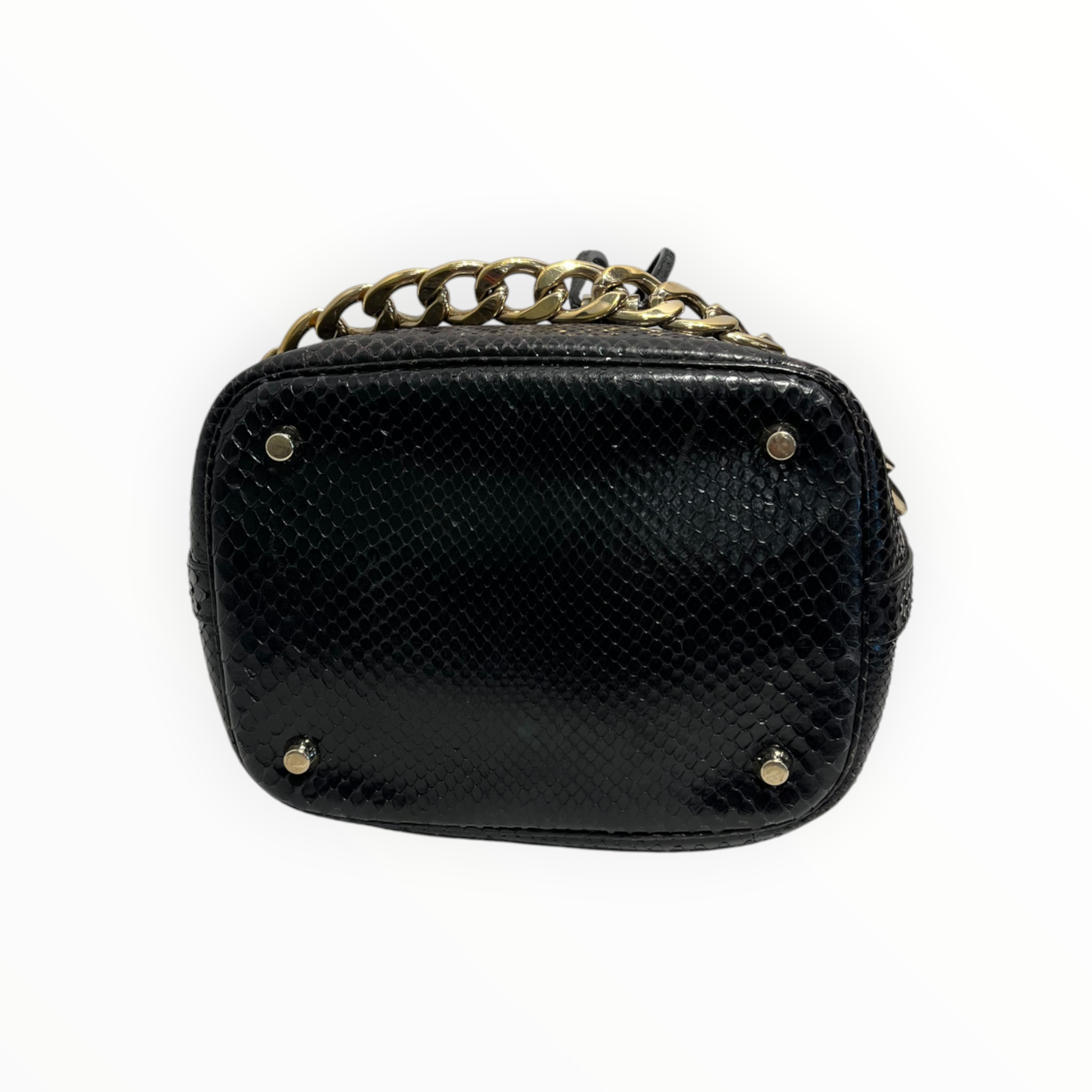 Christian Dior/Pouch/BLK/PYTHON view 4