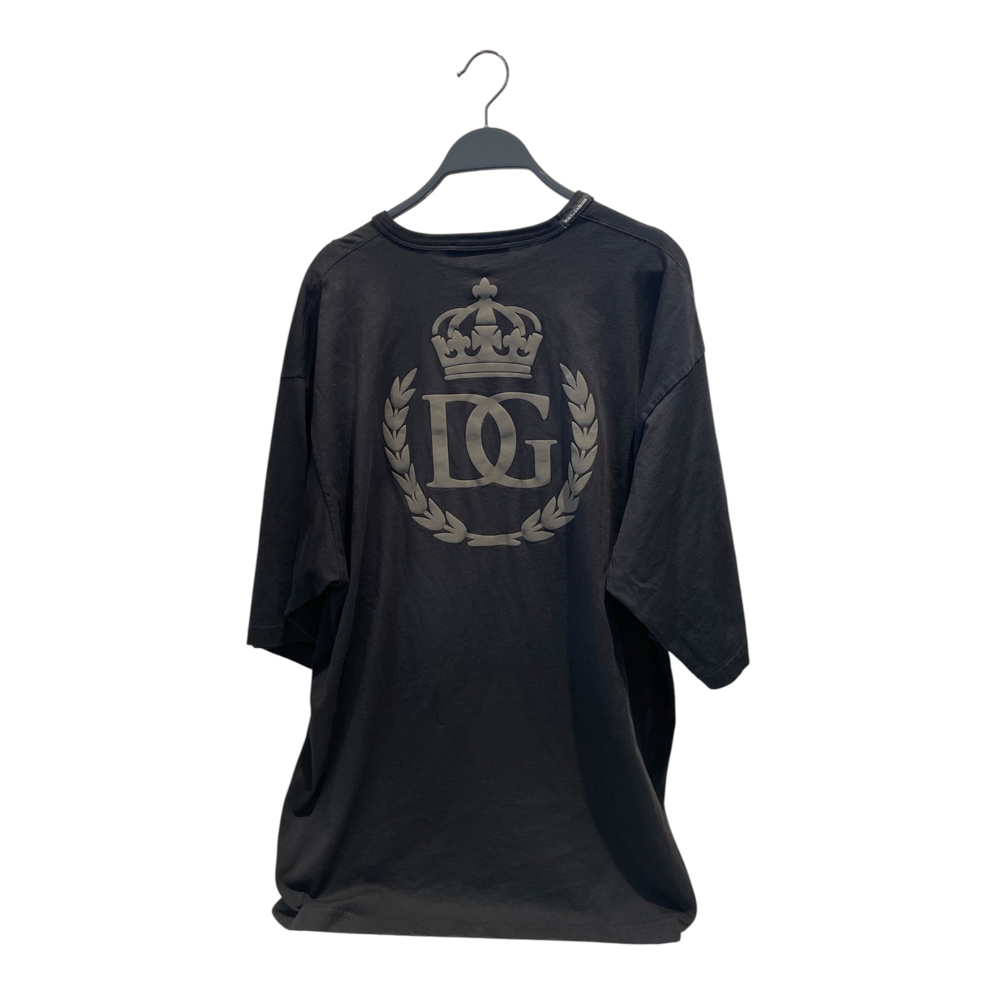 DOLCE&GABBANA/T-Shirt/XL/Cotton/BLK/Crwn Logo Tee view 2