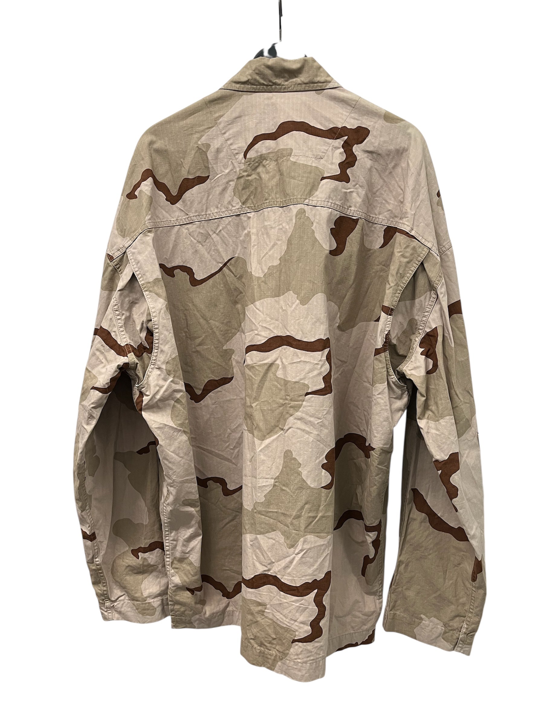BALENCIAGA/Jacket/37/Cotton/BEG/BB CORP CAMO LARGE FIT SHIRT view 2