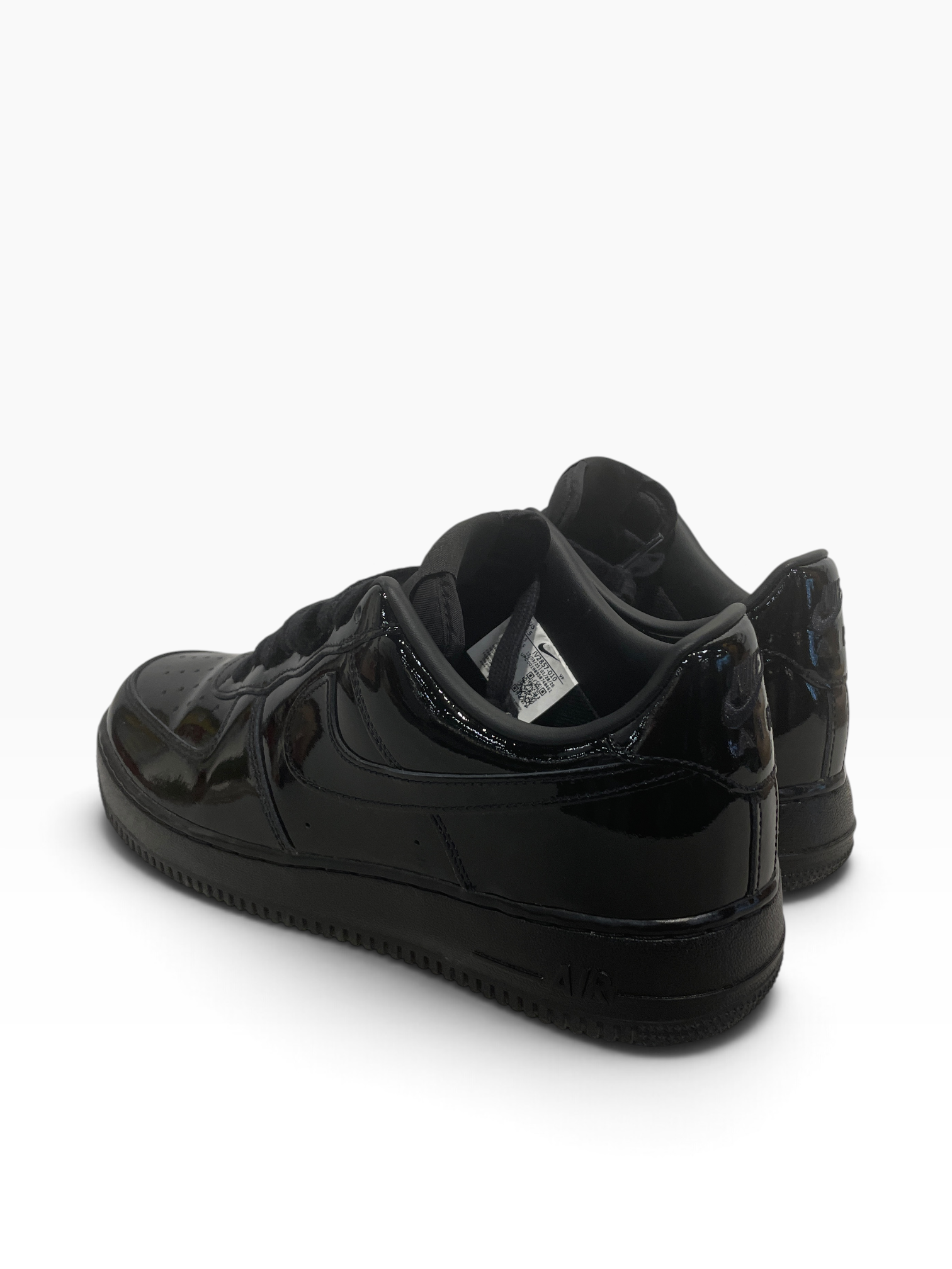 NIKE/Low-Sneakers/US 10.5/Leather/BLK/AF1 PATENT view 2