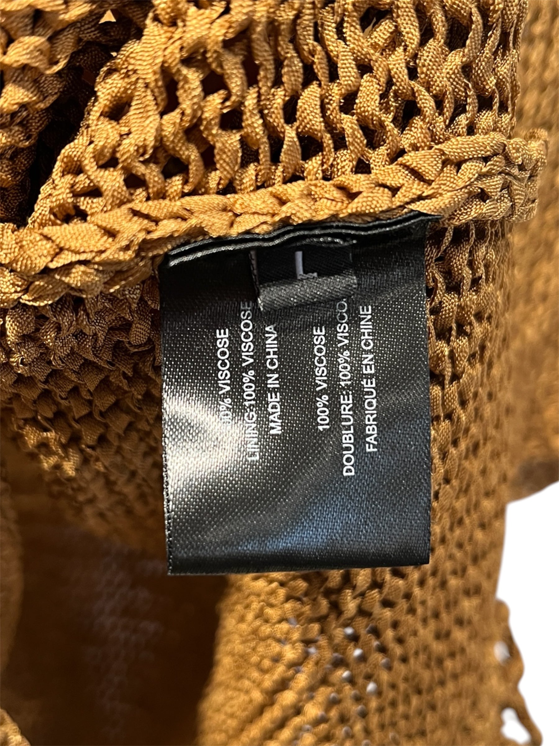 PROENZA SCHOULER/Blouse/L/BEG/RIBBON CROCHET FRINGE view 4