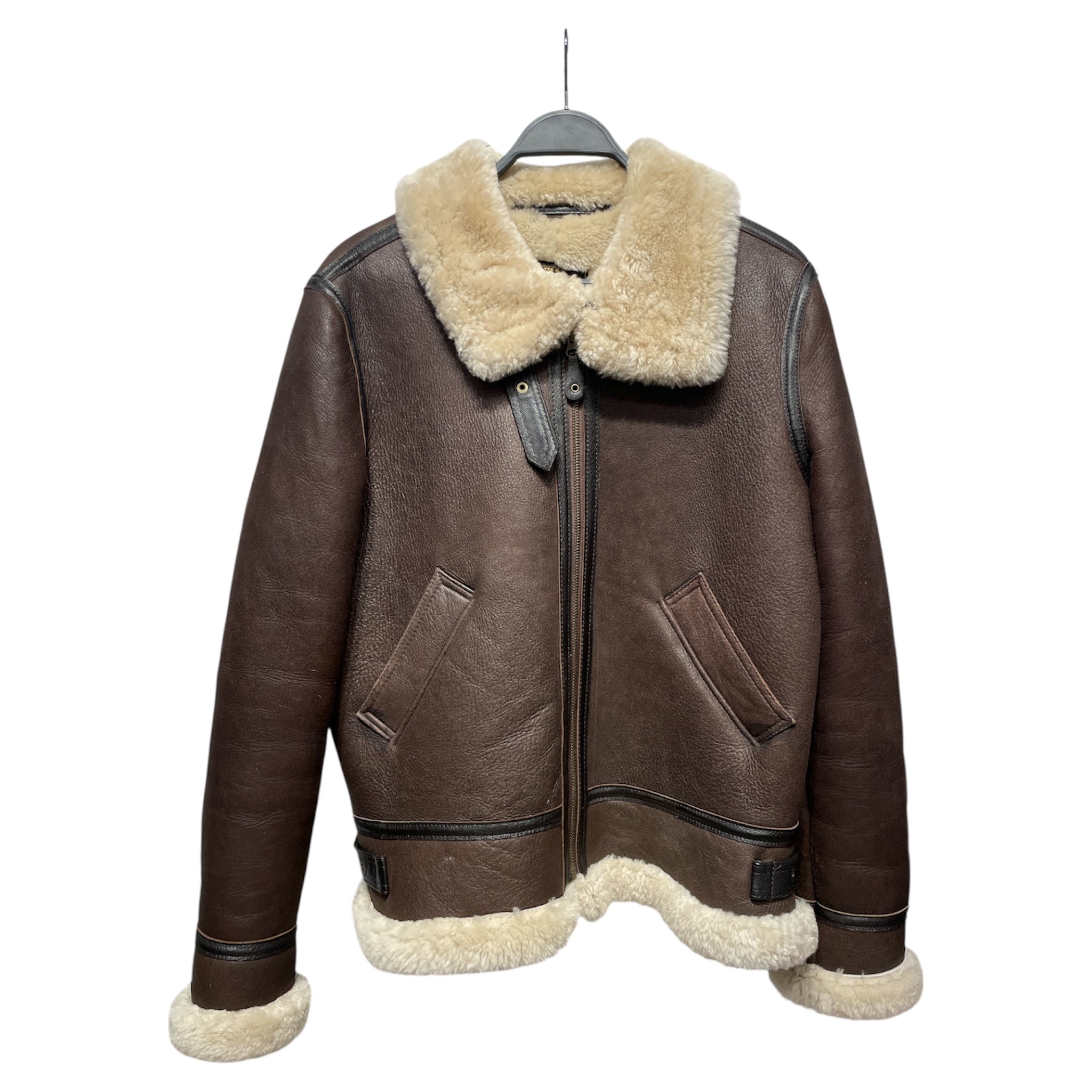 COCKPIT USA/Flight Jkt/XL/Sheepskin/BRW/B-3 Bomber view 1