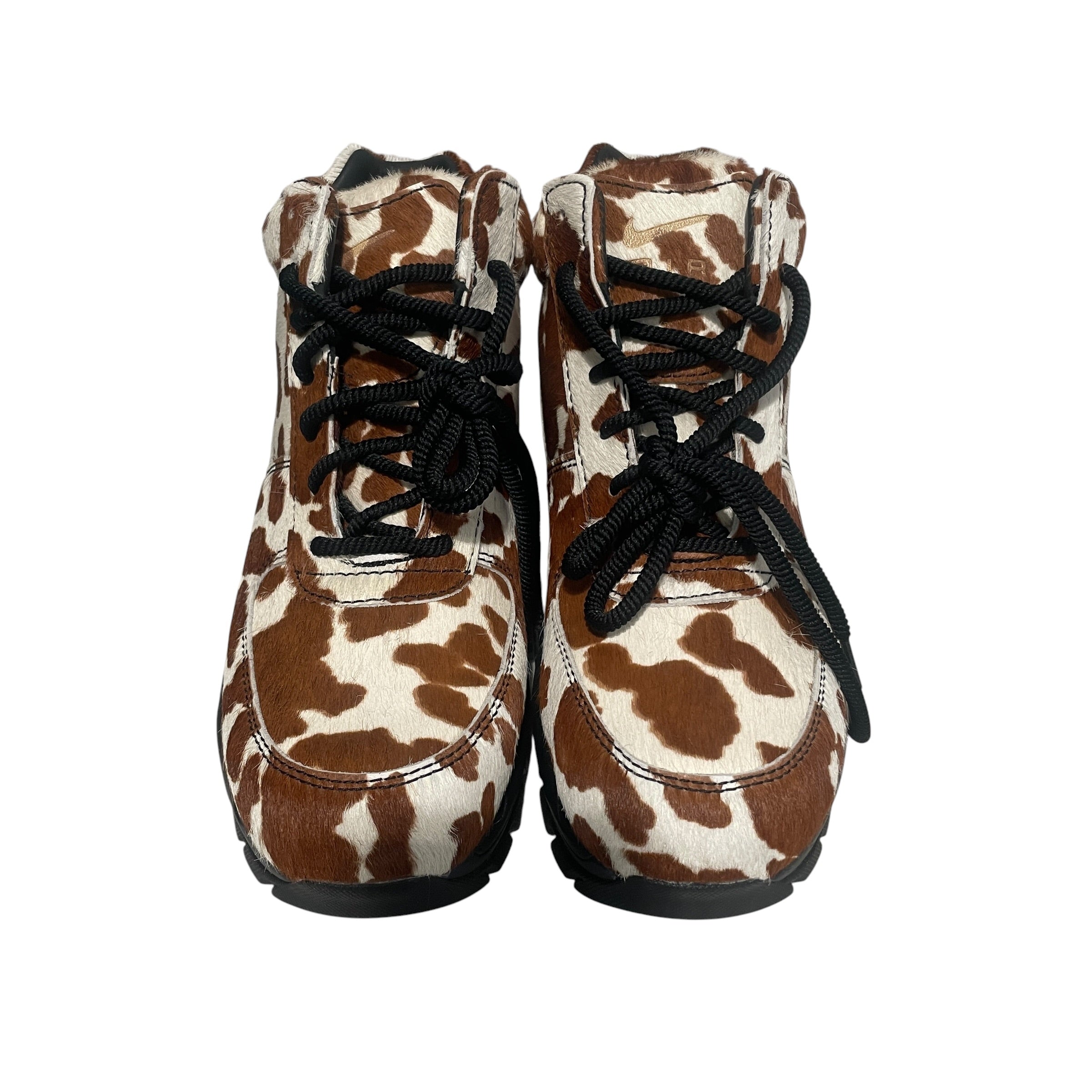 NIKE ACG/Hi-Sneakers/US 7.5/Animal Pattern/Fur/BRW/Cow Print 'Sail & Cacao Wow' view 2