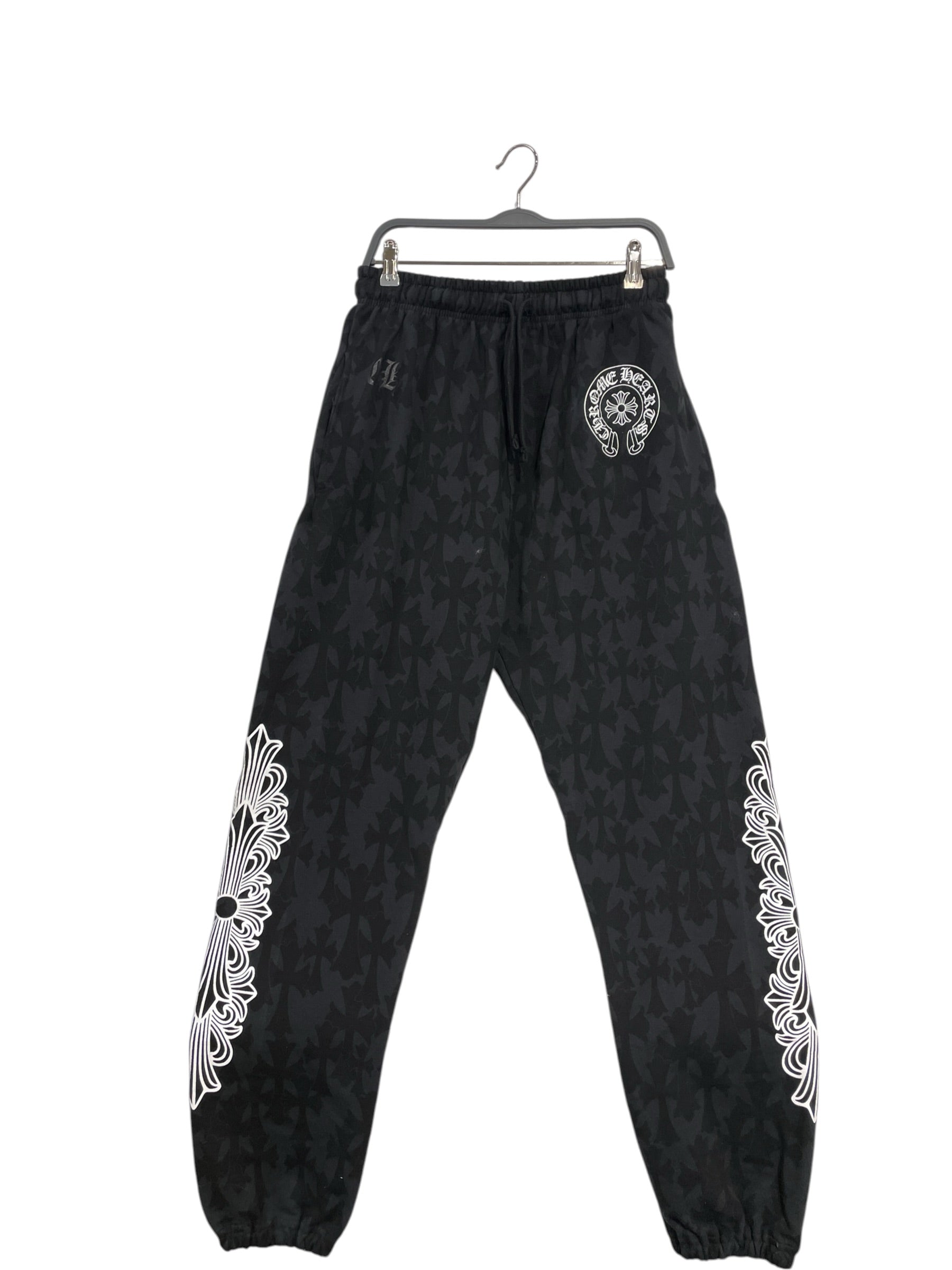CHROME HEARTS/Pants/L/Cotton/BLK/035-071717 view 1