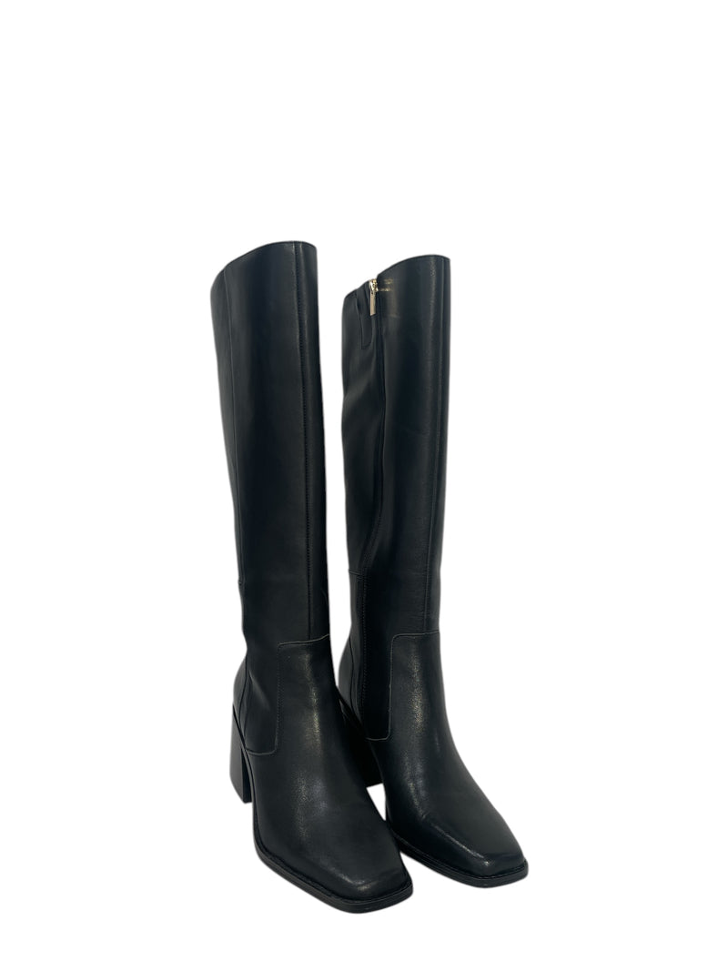 VINCE CAMUTO/Long Boots/US 10/Leather/BLK/