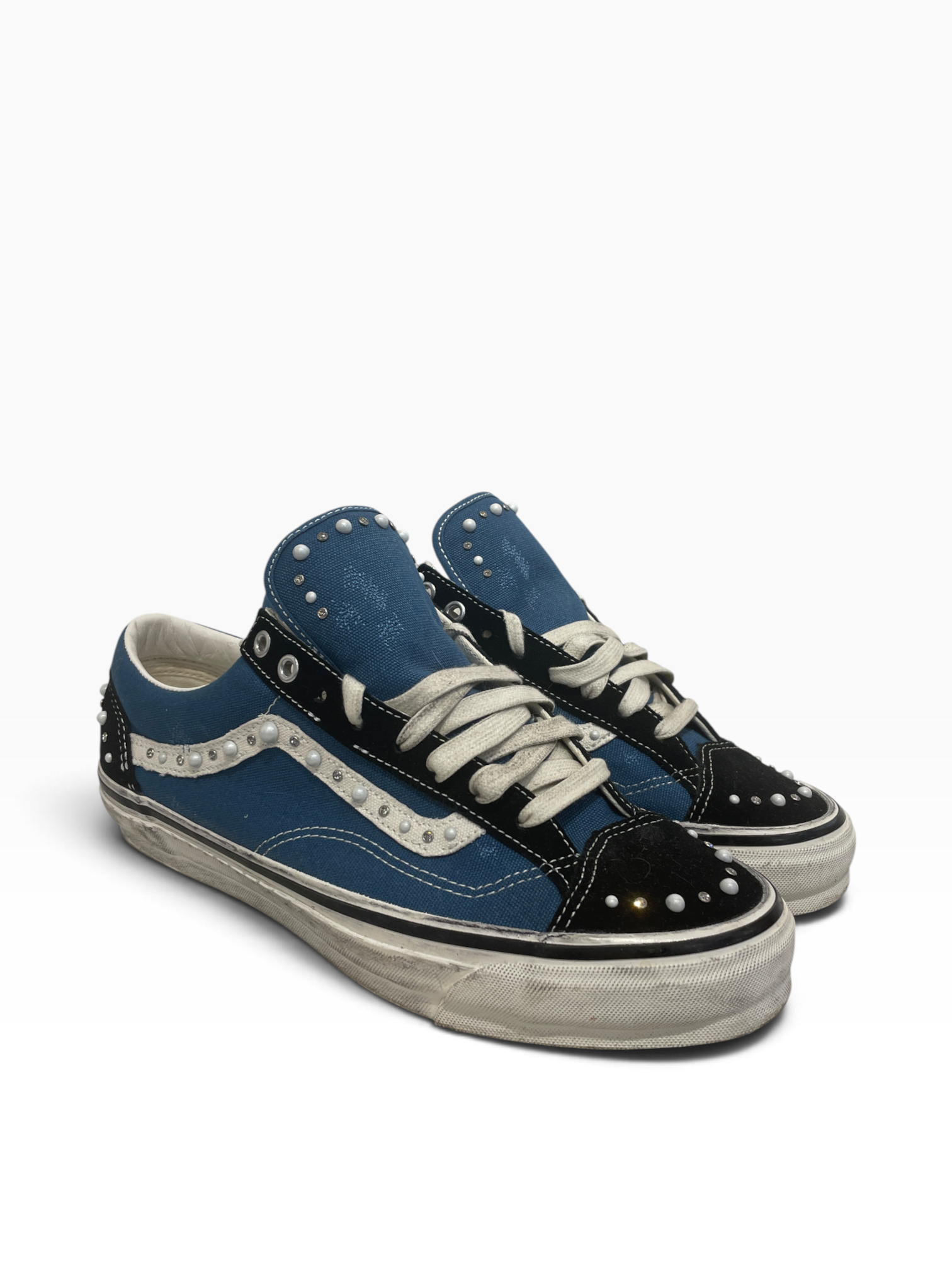 VANS/Low-Sneakers/US 11/Cotton/BLU/OLD SKOOL 36 view 1