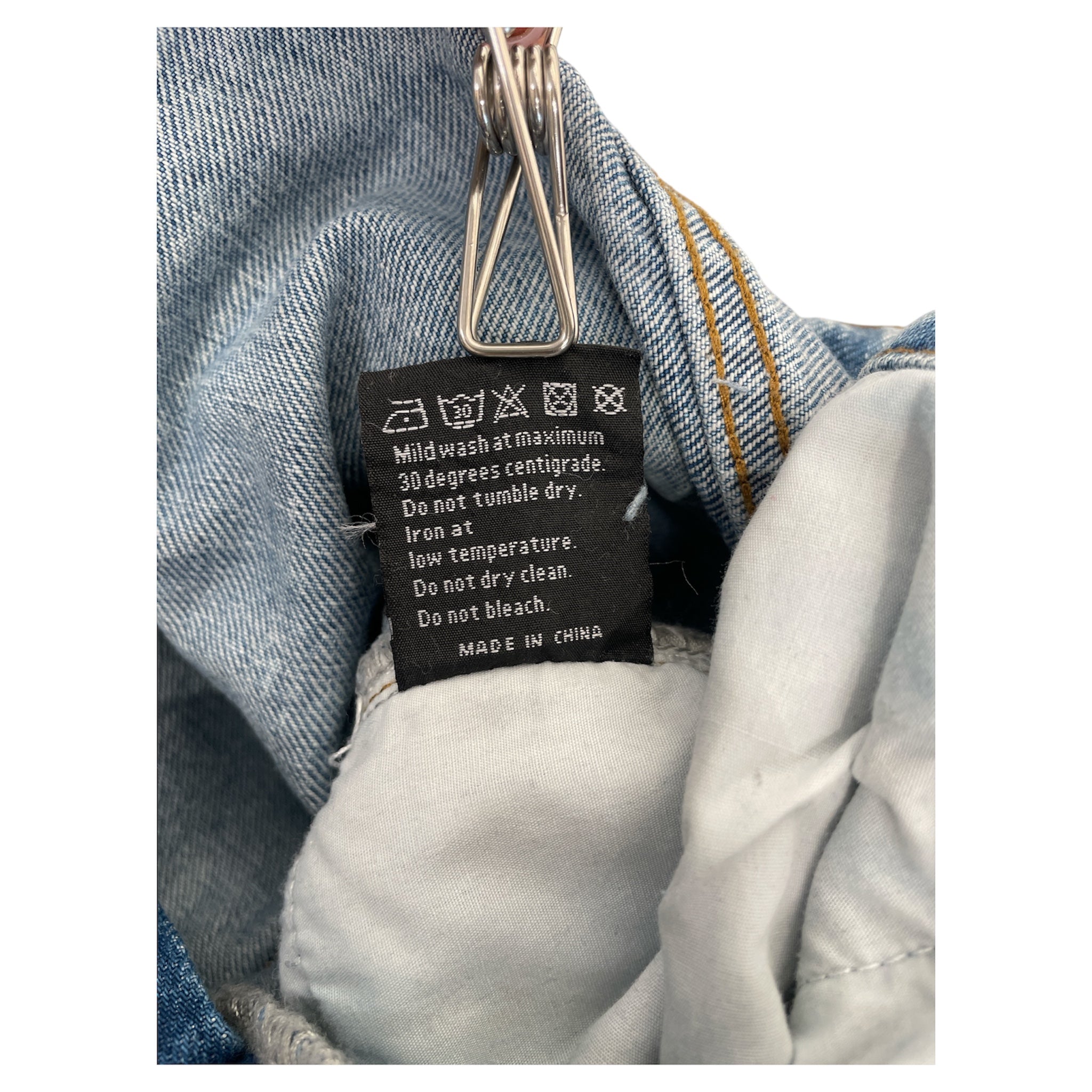 WHO DECIDES WAR/Pants/38/Cotton/BLU/MULTI COLOR LOGOS RHINSTONES view 5