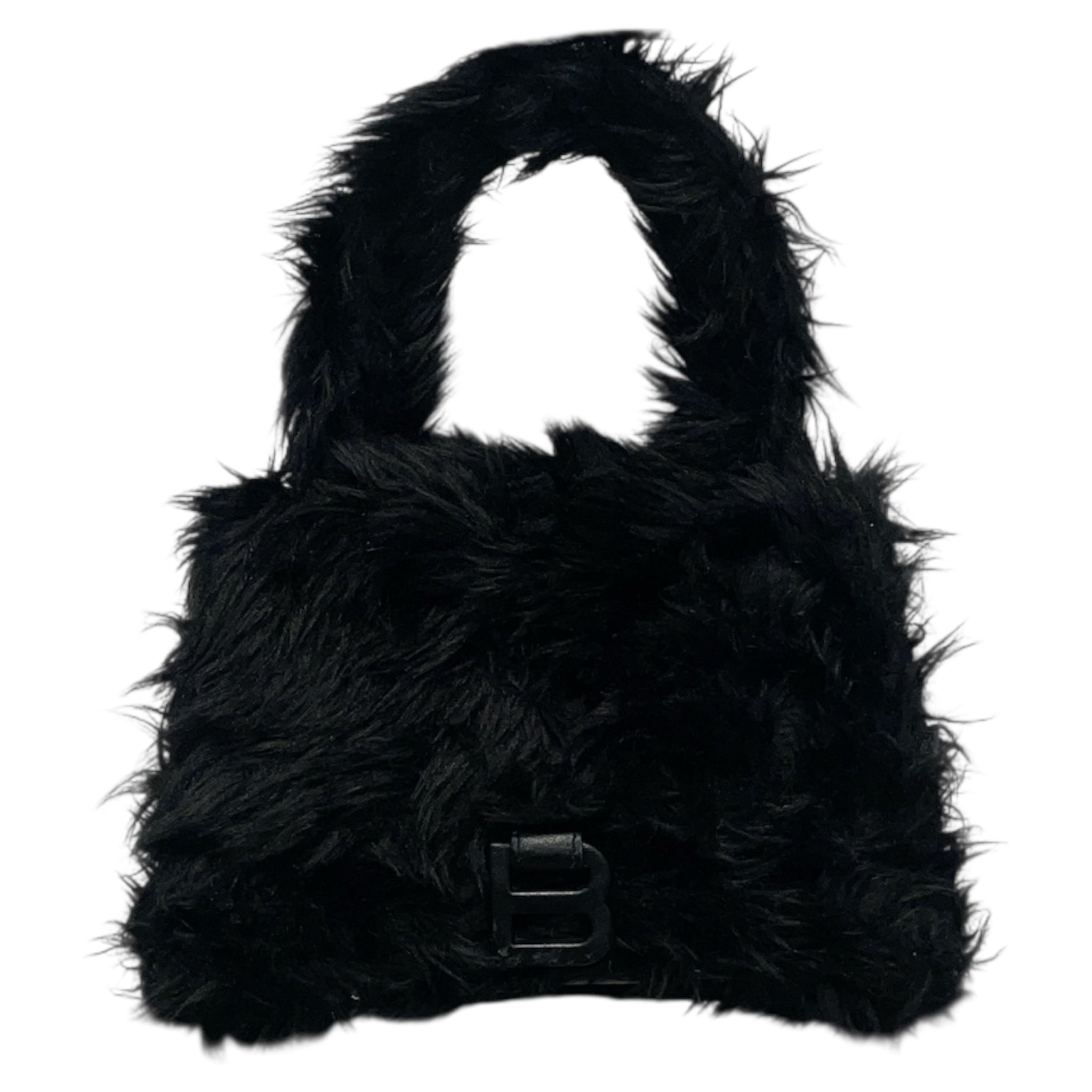 BALENCIAGA/Bag/BLK/FUR BAG view 1