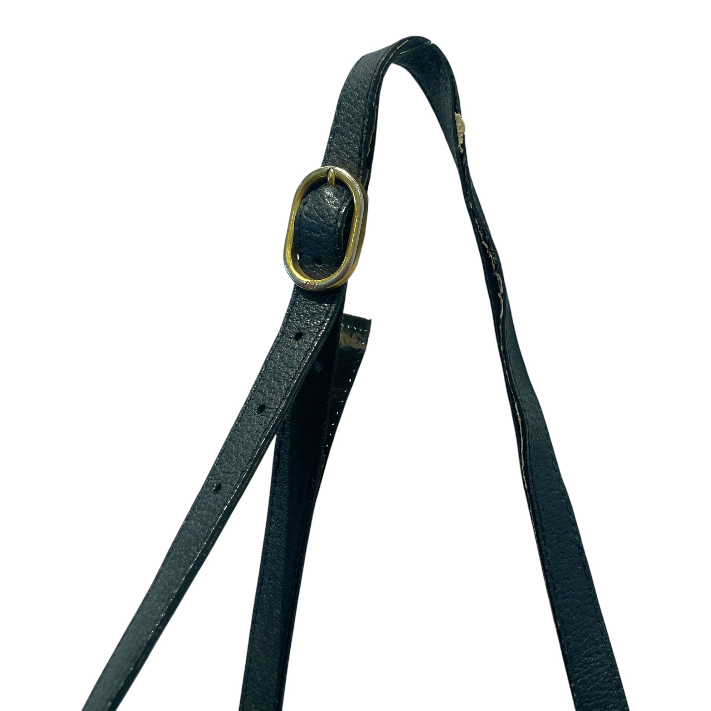 GUCCI/Cross Body Bag/Monogram/Leather/NVY/GG Supreme Monogram Zip Bag view 7