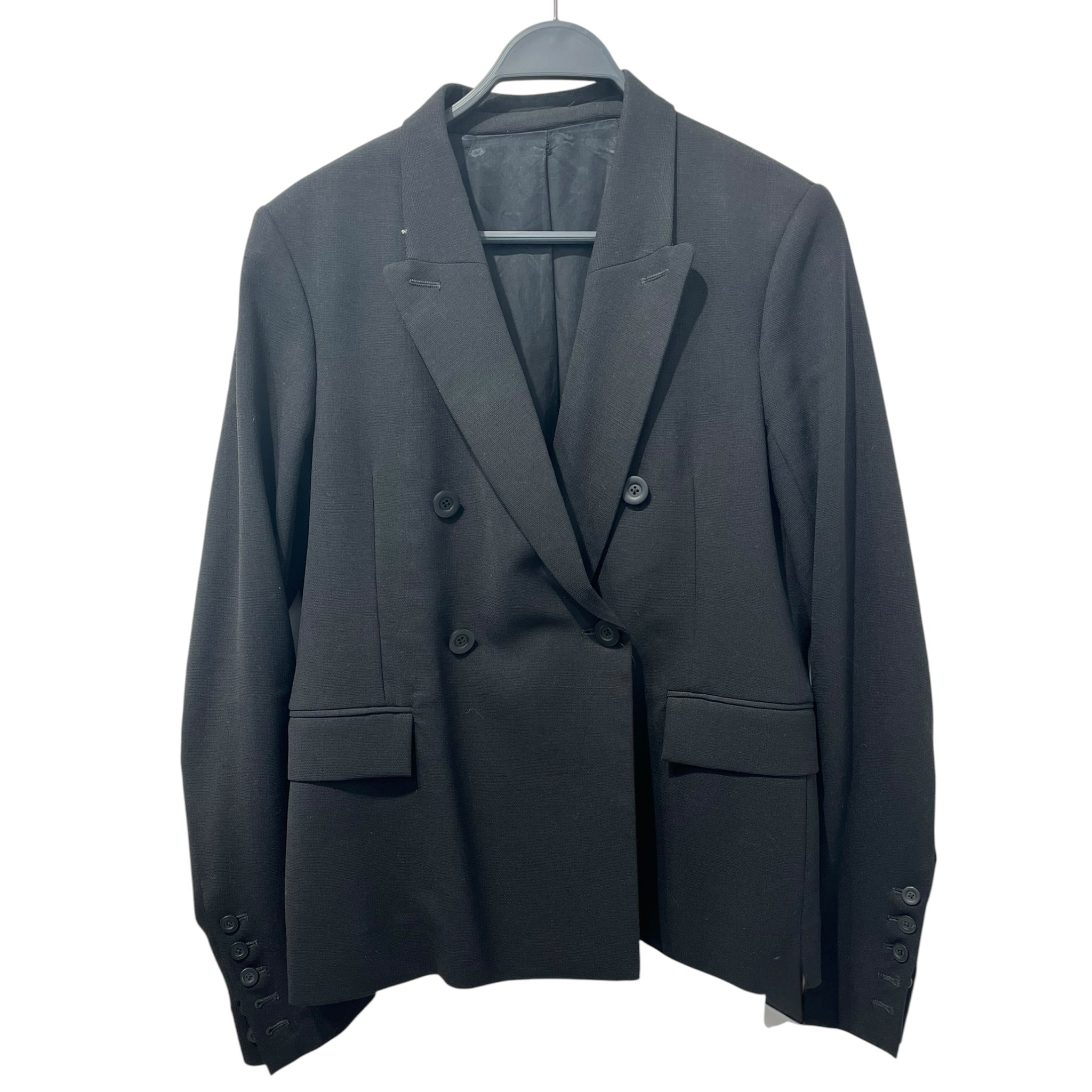 Rick Owens/Jacket/40/Wool/BLK/BLAZER BUTTONS RU16F6756-WL view 1
