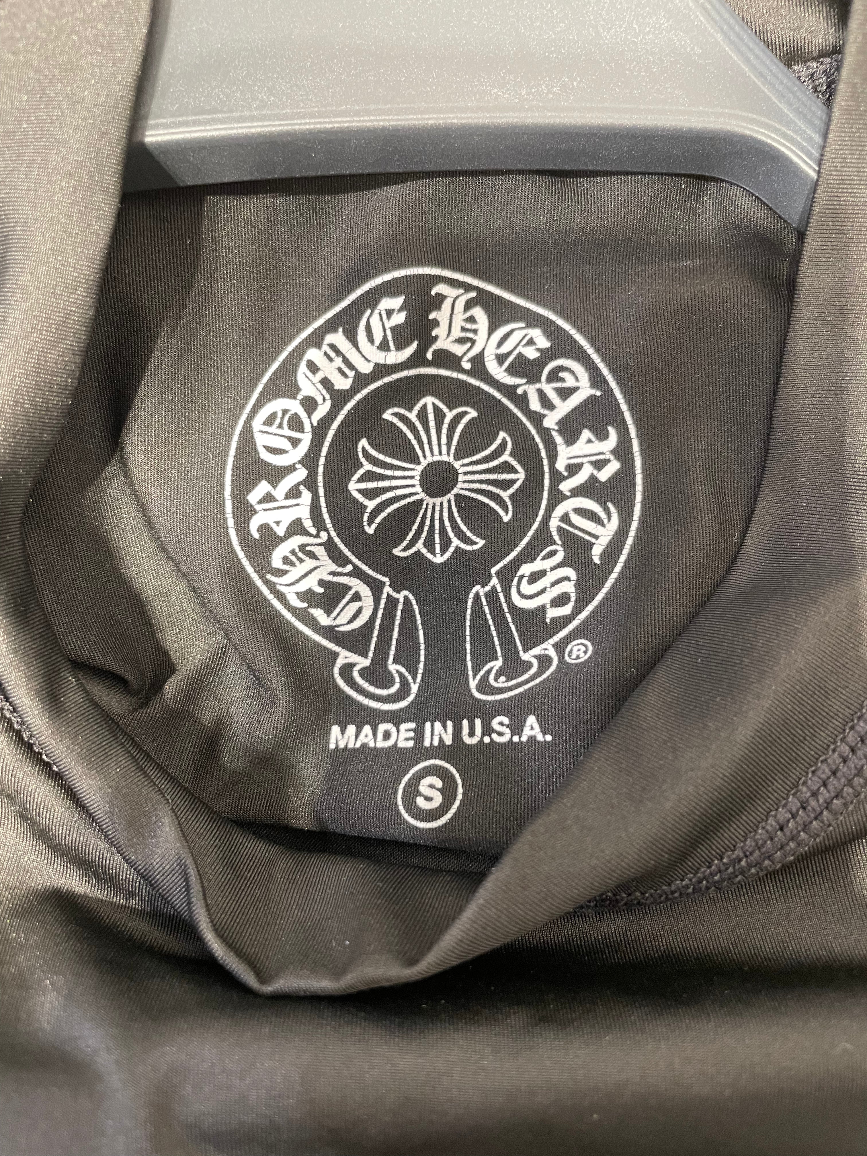 CHROME HEARTS/LS T-Shirt/Nylon/BLK/ view 3