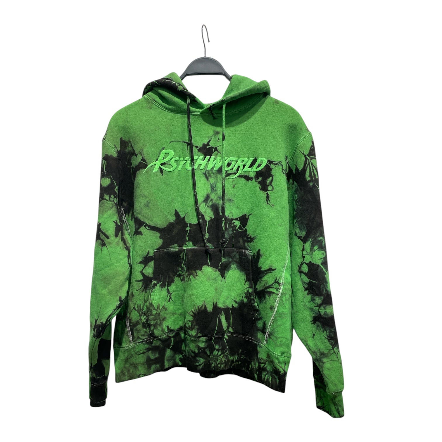 PSYCHWORLD/Hoodie/L/All Over Print/Cotton/GRN/ view 1