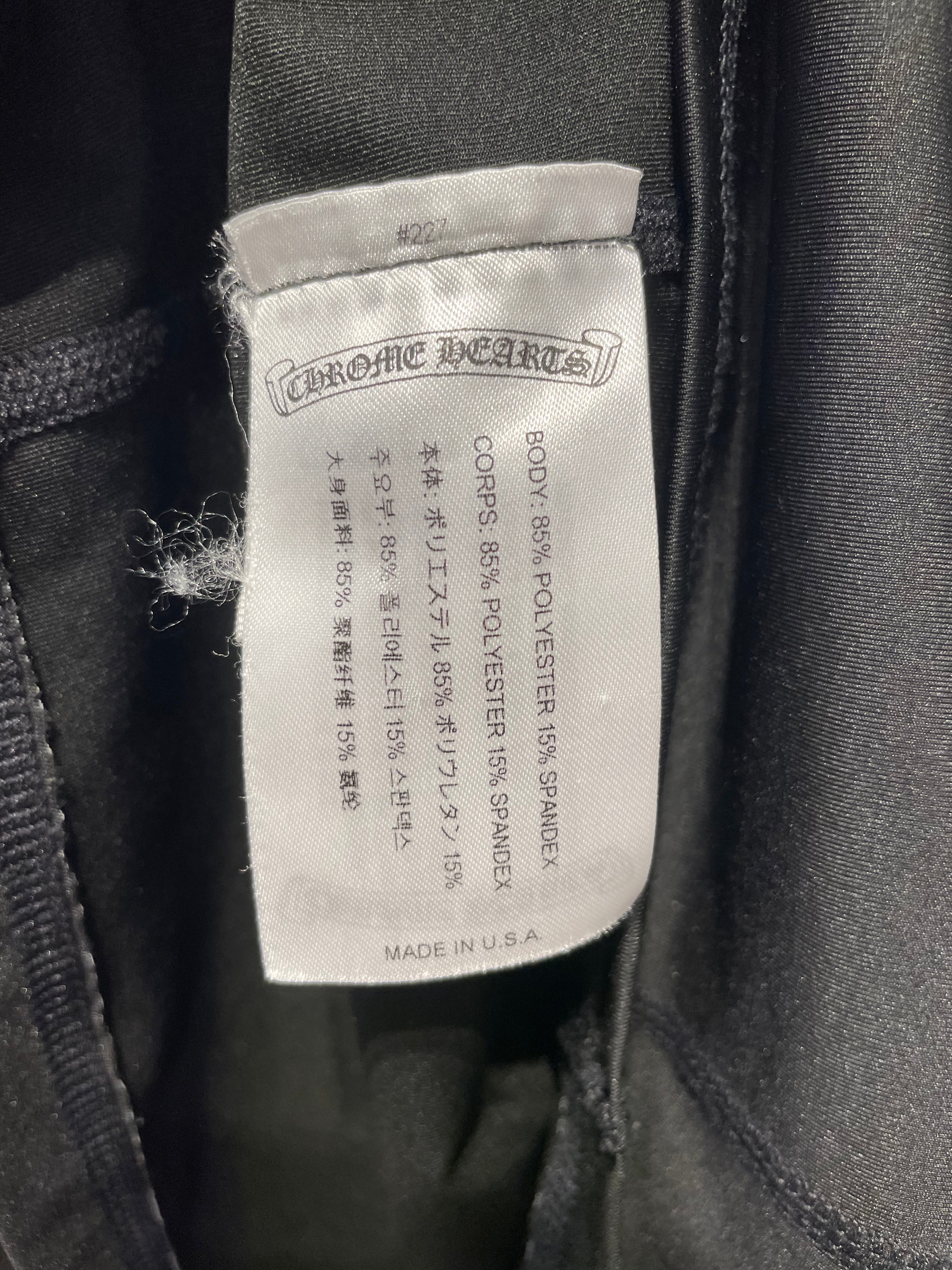CHROME HEARTS/LS T-Shirt/Nylon/BLK/ view 4