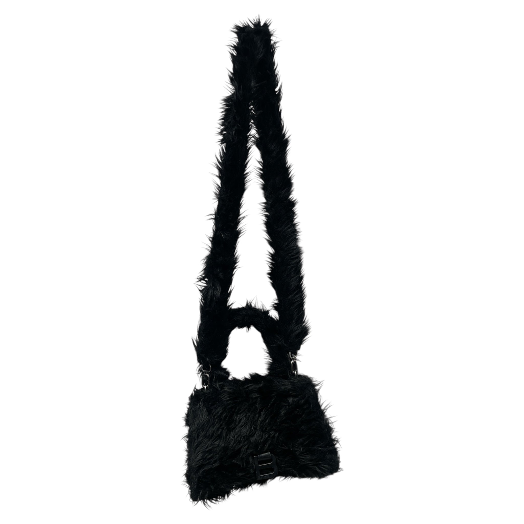 BALENCIAGA/Bag/BLK/FUR BAG view 3