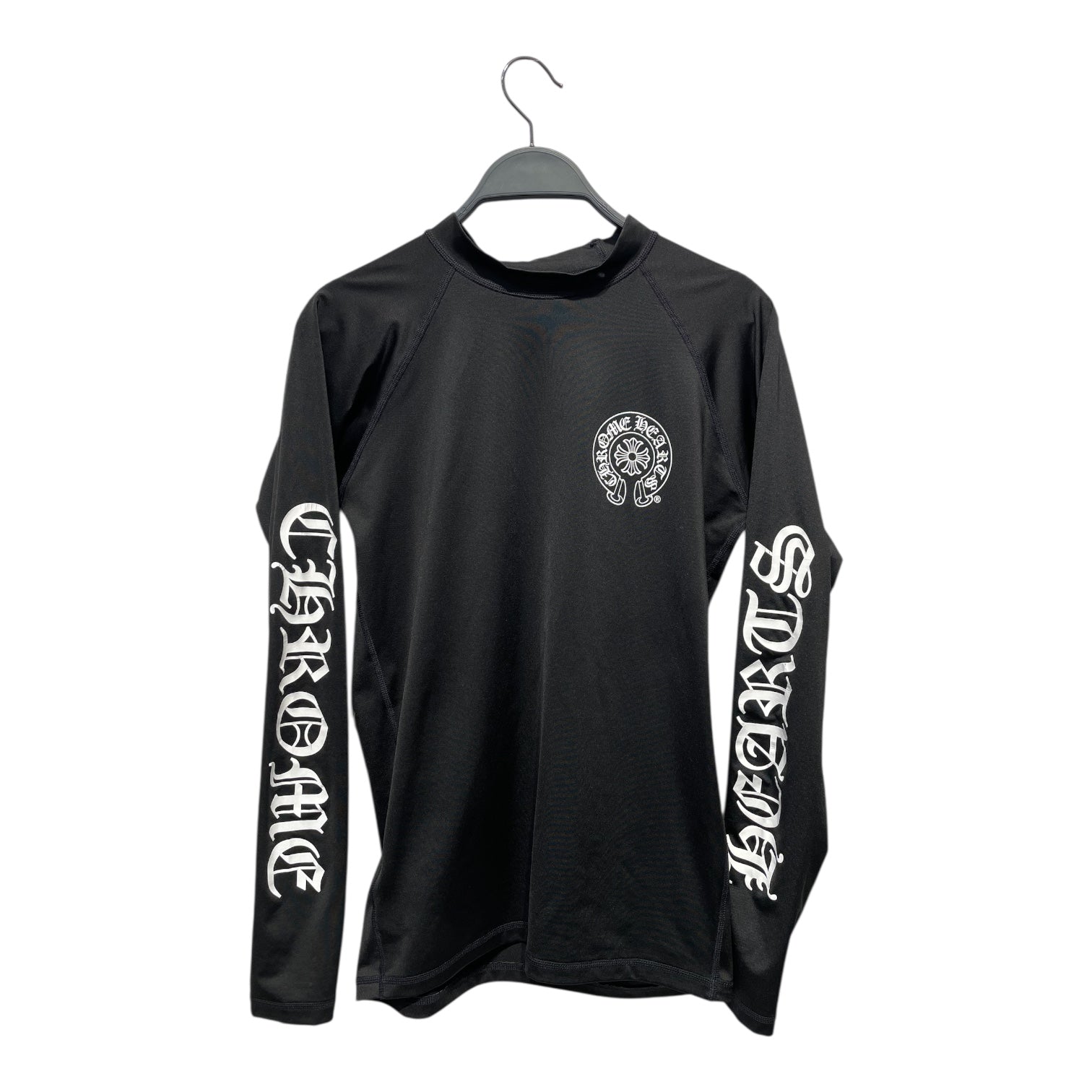 CHROME HEARTS/LS T-Shirt/Nylon/BLK/ view 1