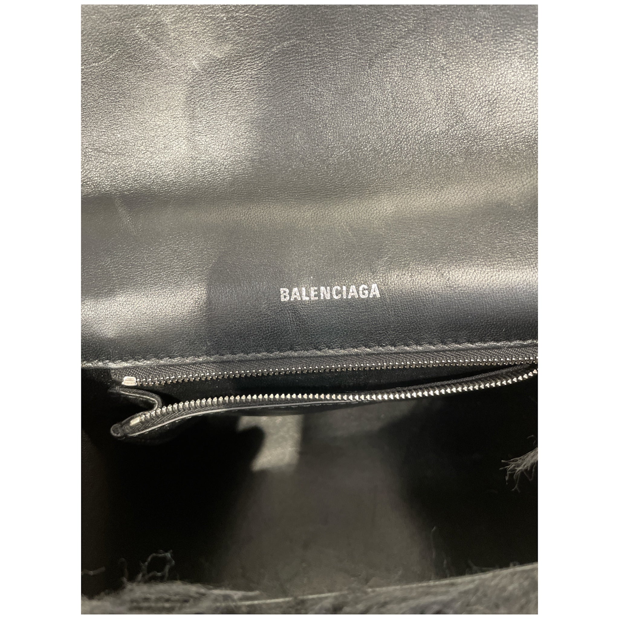 BALENCIAGA/Bag/BLK/FUR BAG view 5