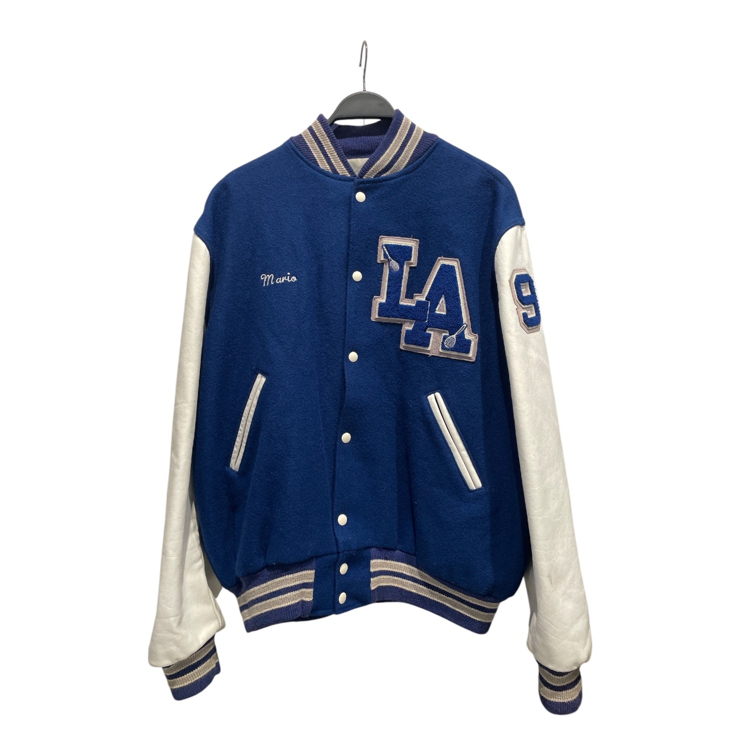 NEFF/Baseball Jkt/XL/Wool/BLU/ view 1
