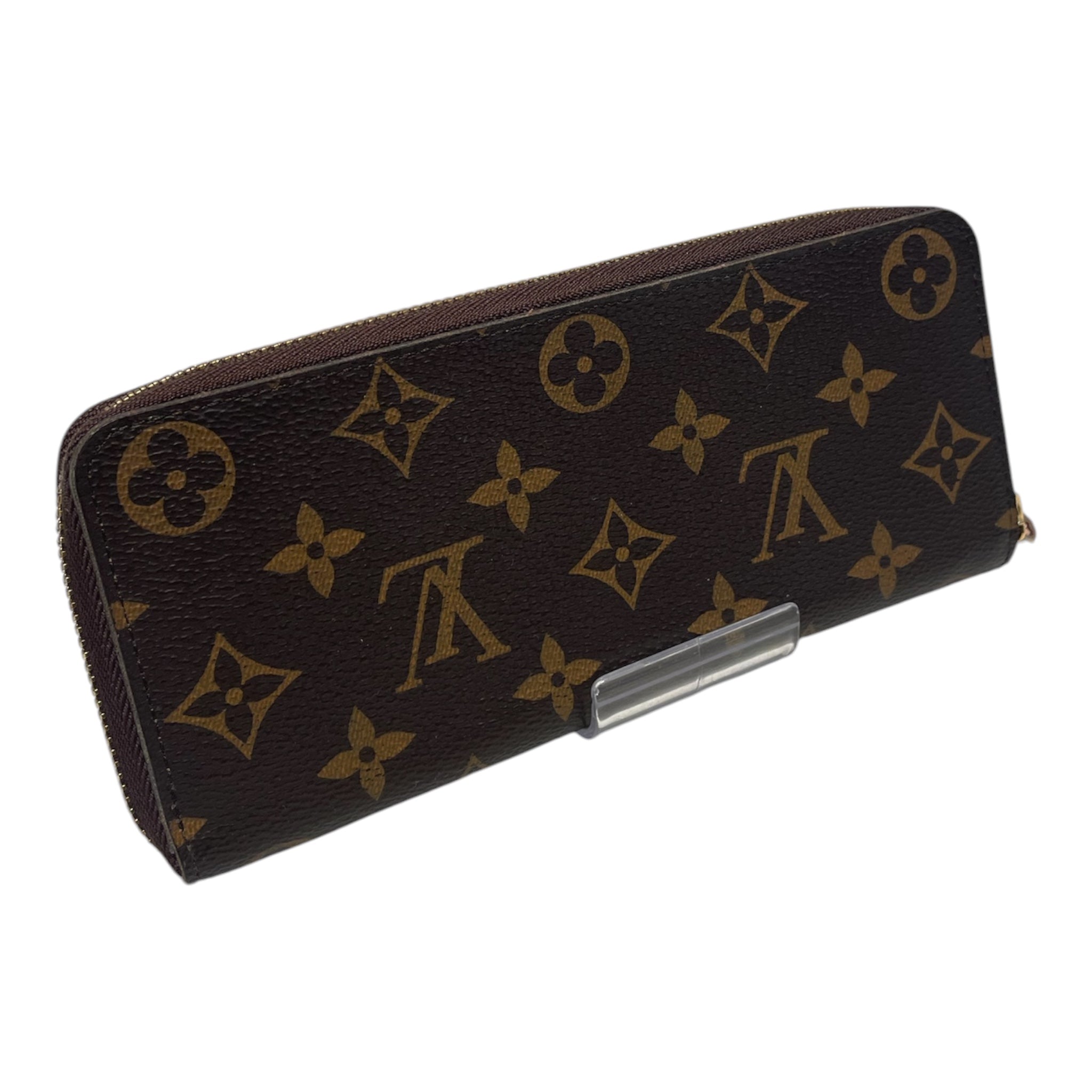 LOUIS VUITTON/Wallet/Monogram/Leather/BRW/Monogram Zip Wallet Pink Int view 2