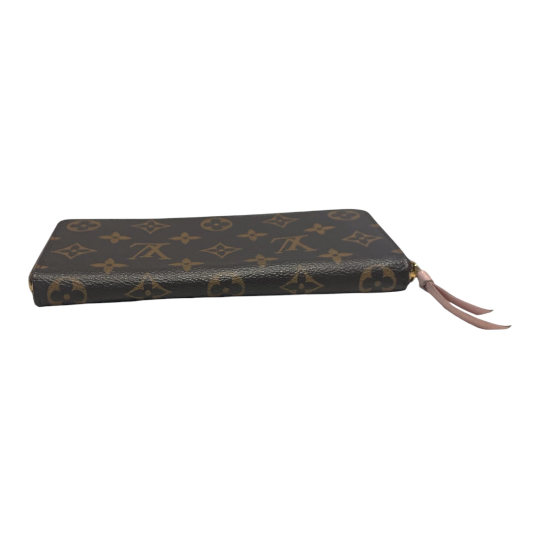 LOUIS VUITTON/Wallet/Monogram/Leather/BRW/Monogram Zip Wallet Pink Int view 3