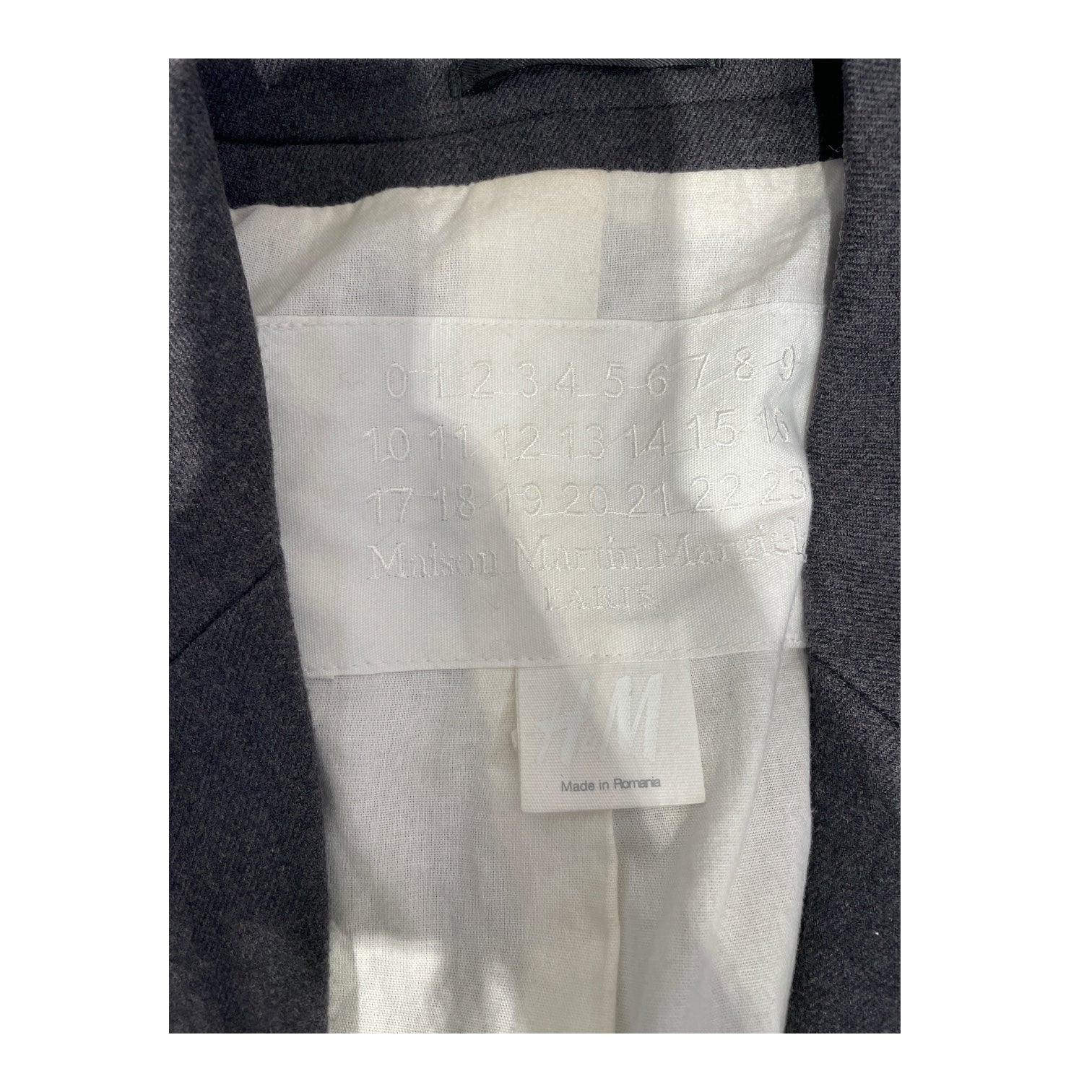 Maison Martin Margiela/Jacket/38/Wool/GRY/H&M COLLAB FAUX BUTTONS view 3