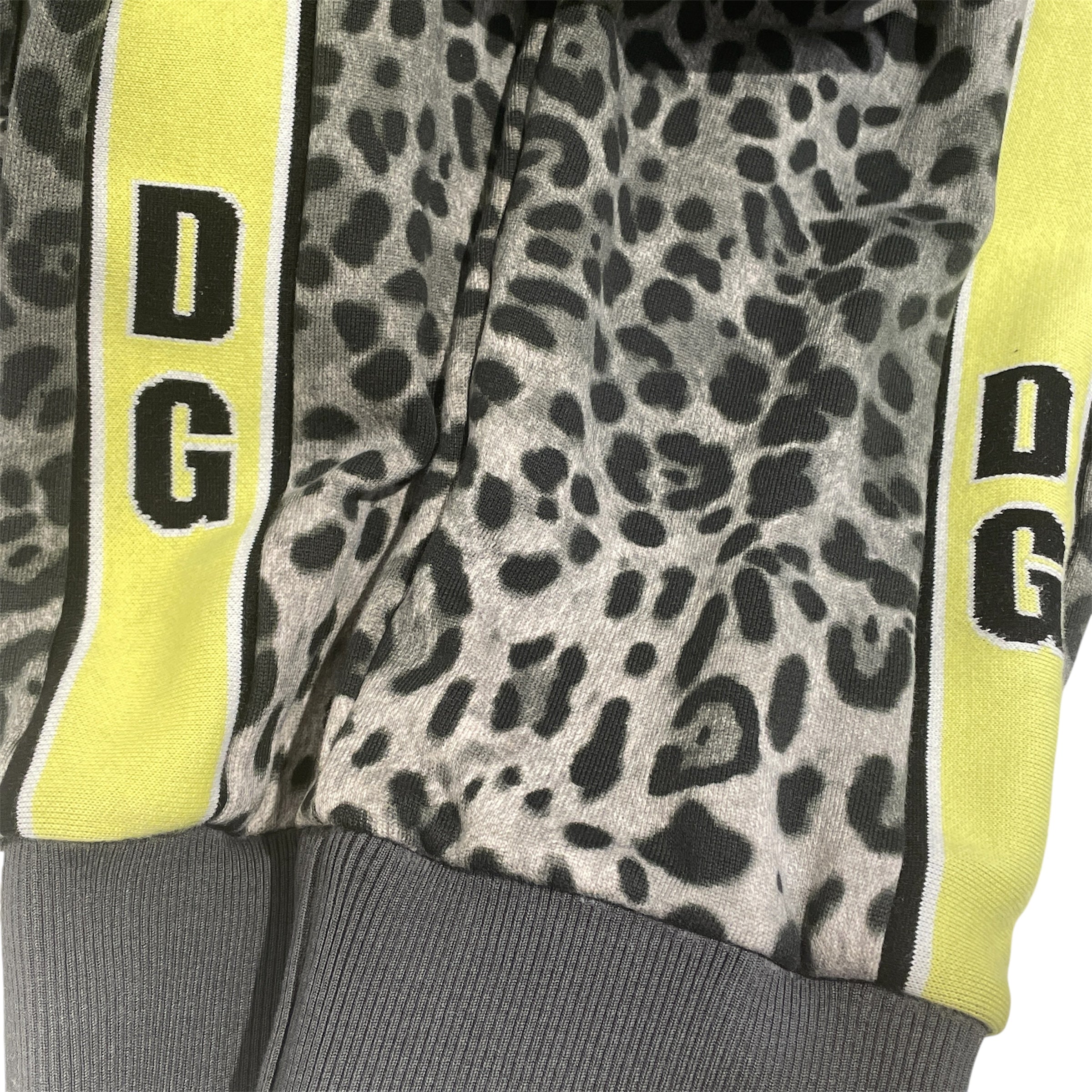 DOLCE&GABBANA/Pants/54/Cotton/GRY/Leopard/green stripe view 5