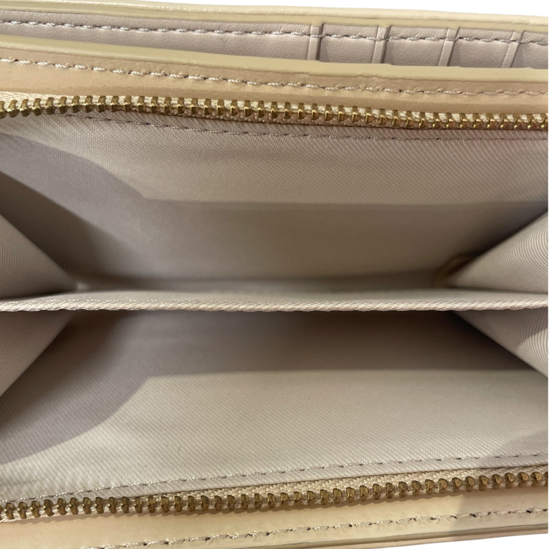 MARC JACOBS/Bifold Wallet/Beige/Leather/S120L01FA21