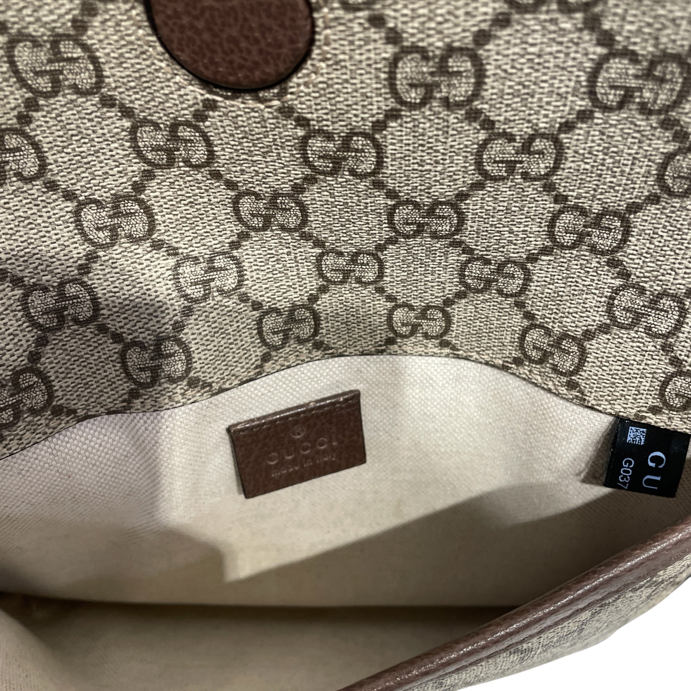 GUCCI/Cross Body Bag/All Over Print/Leather/BRW/8CT39MV - WAIST BAG view 3