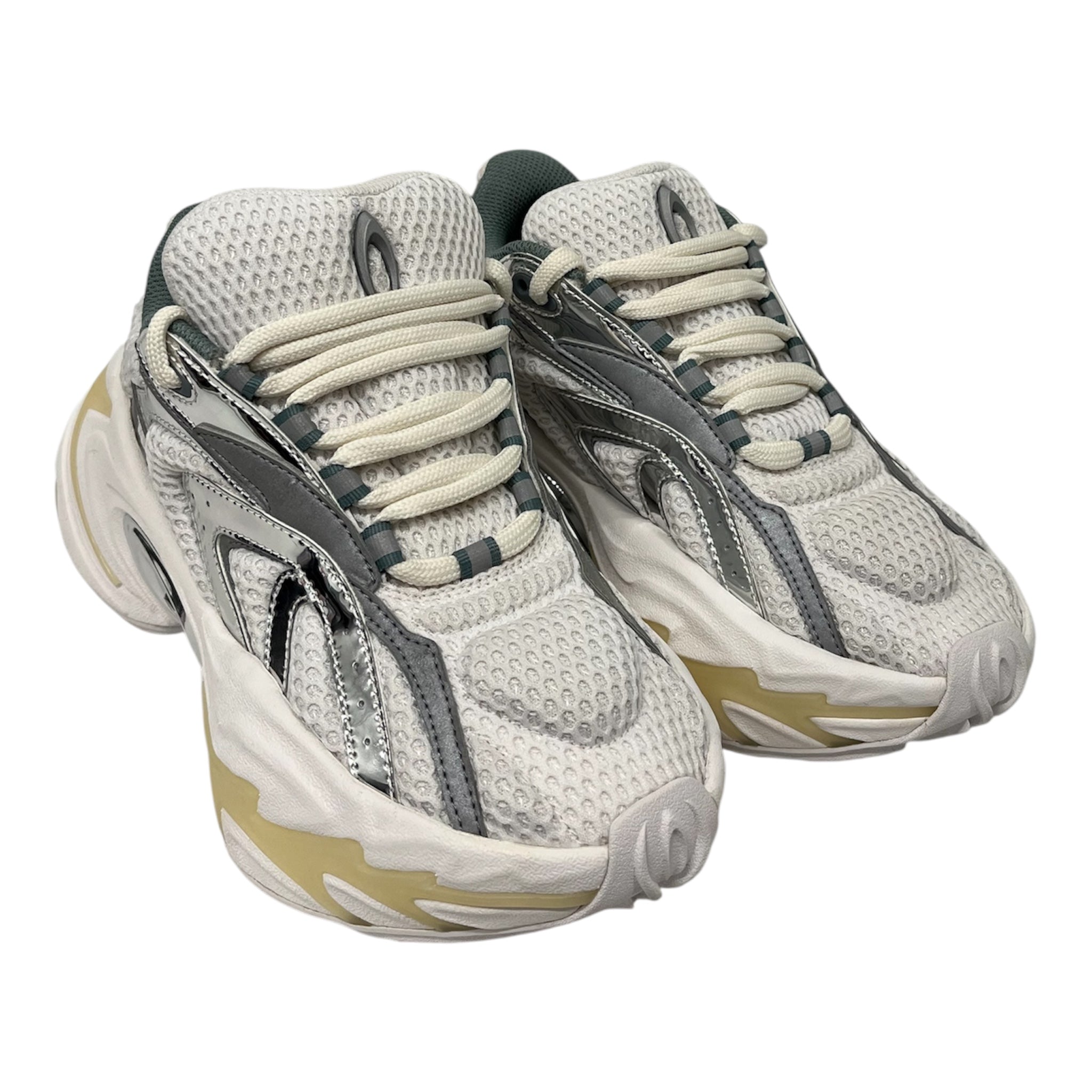VARIOUS/Low-Sneakers/US 5/Cotton/CRM/U-Tip/ZERO view 1