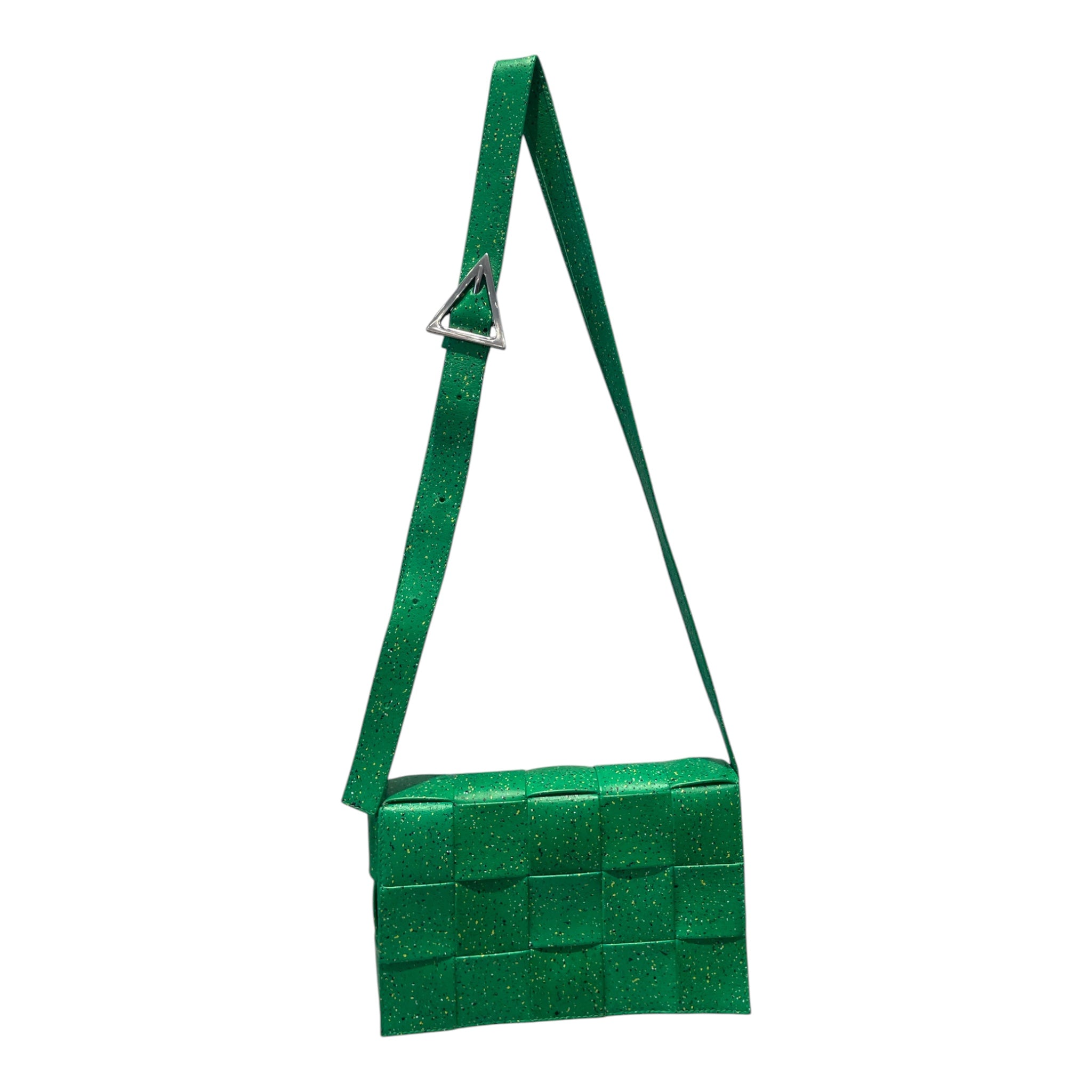 BOTTEGA VENETA/Cross Body Bag/Leather/GRN/Parakeet Cassette view 1