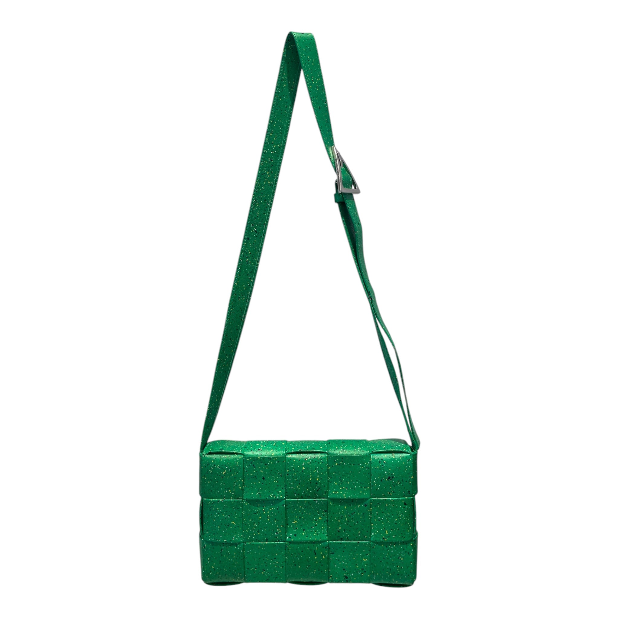 BOTTEGA VENETA/Cross Body Bag/Leather/GRN/Parakeet Cassette view 2