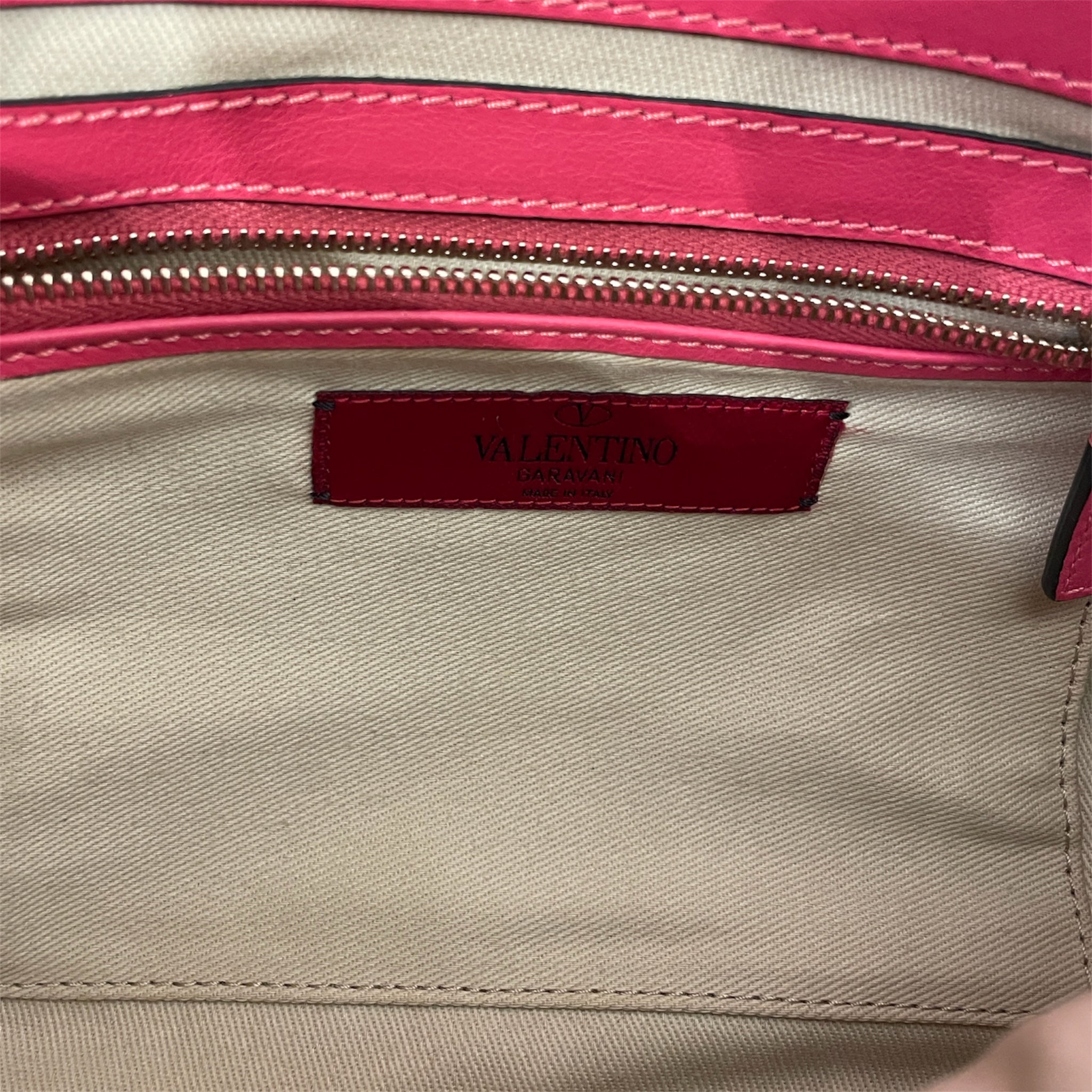 VALENTINO/Tote Bag/Leather/PNK/ view 3