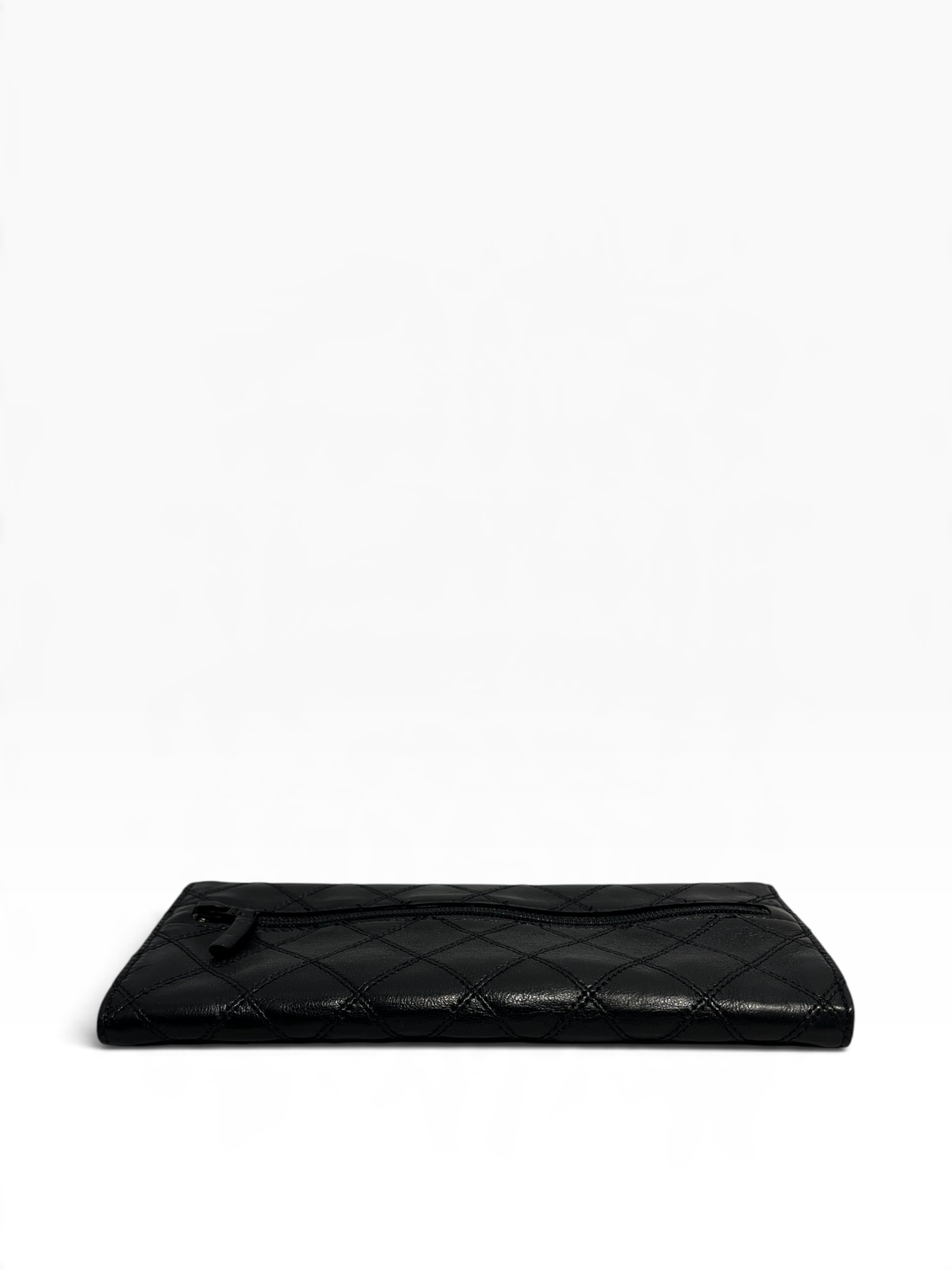 CHANEL/Long Wallet/Leather/BLK/L's/ view 5