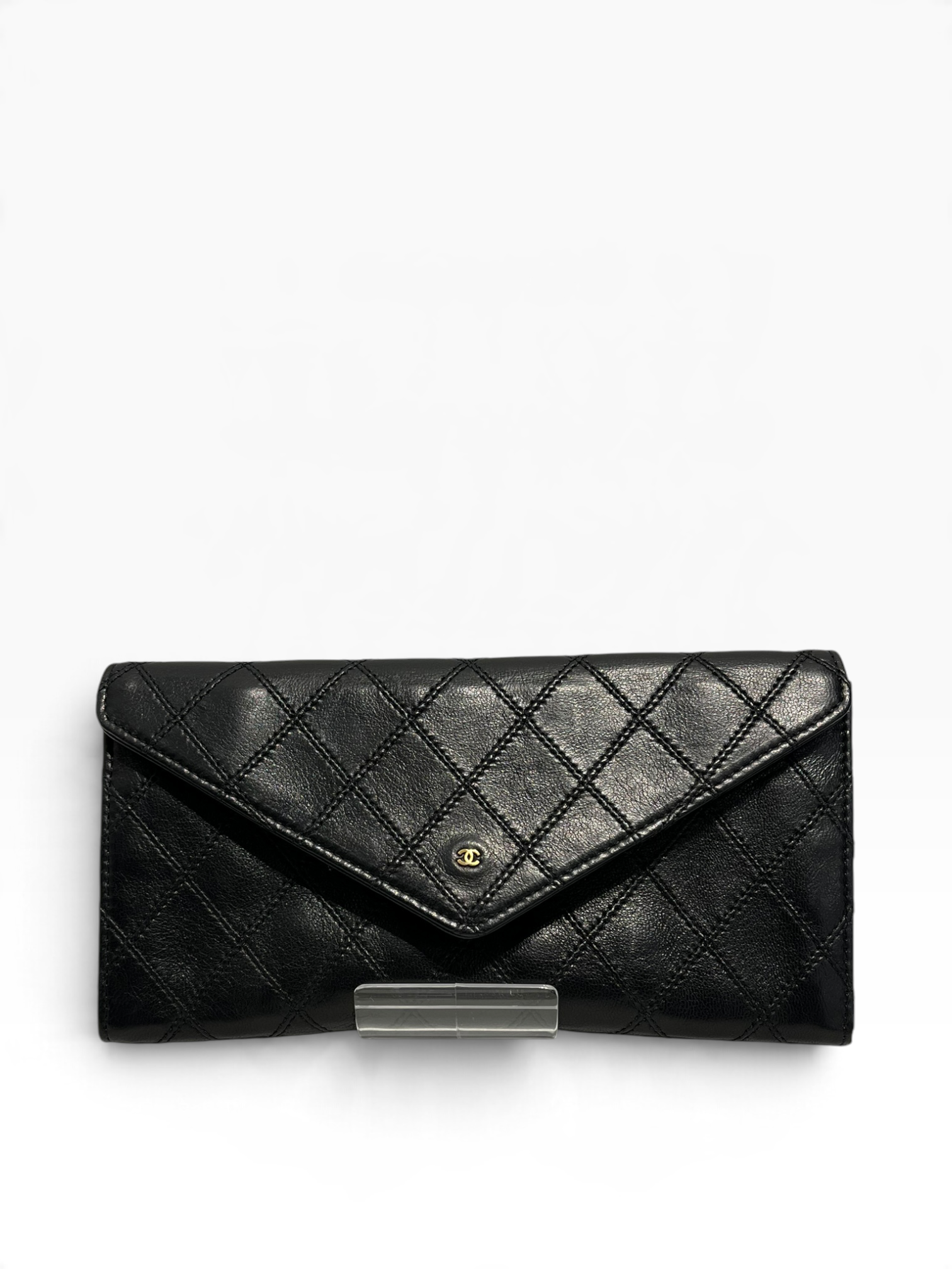 CHANEL/Long Wallet/Leather/BLK/L's/ view 4