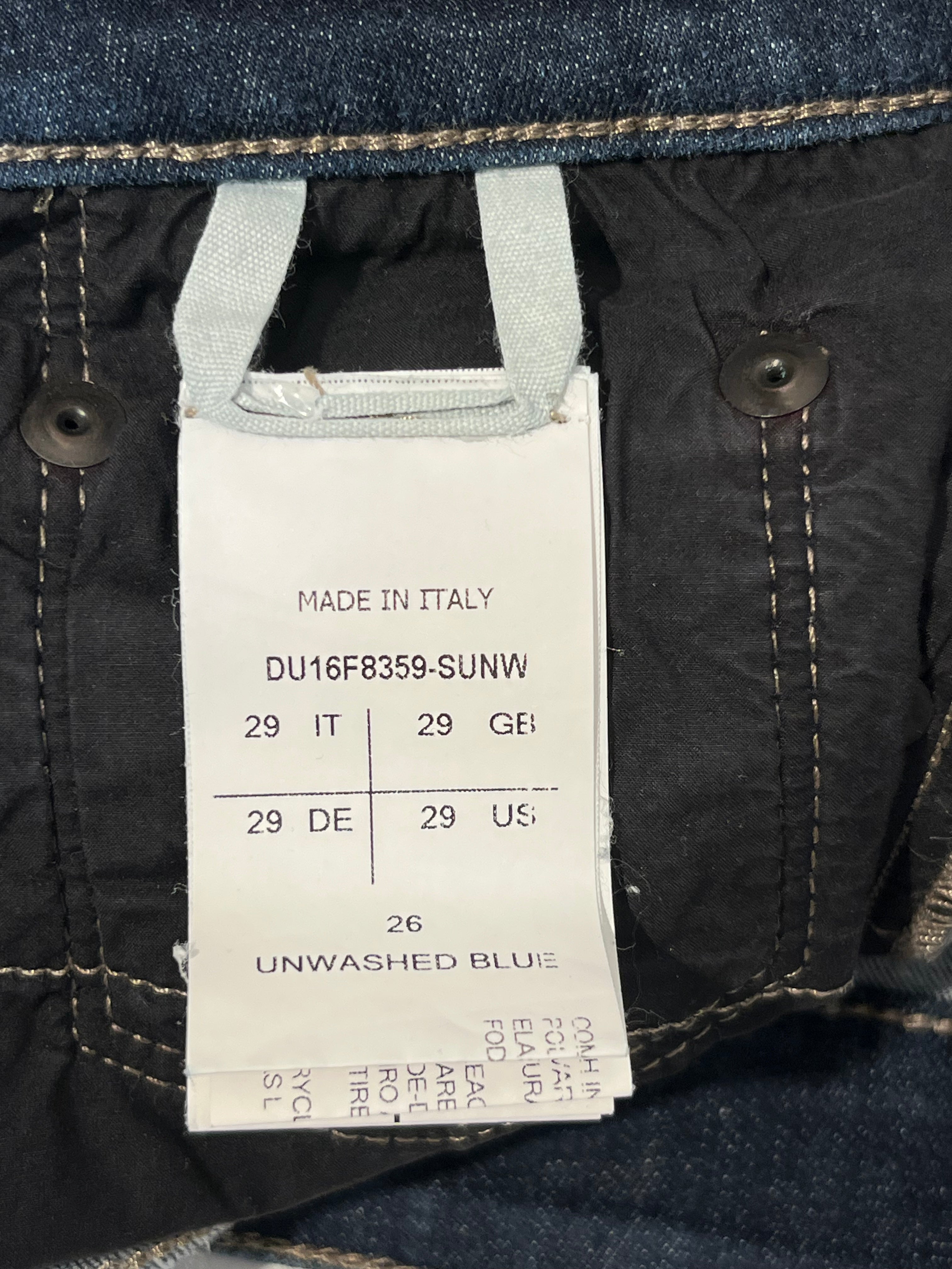 RICK OWENS DRKSHDW/Straight Pants/26/Denim/BLU/ view 4