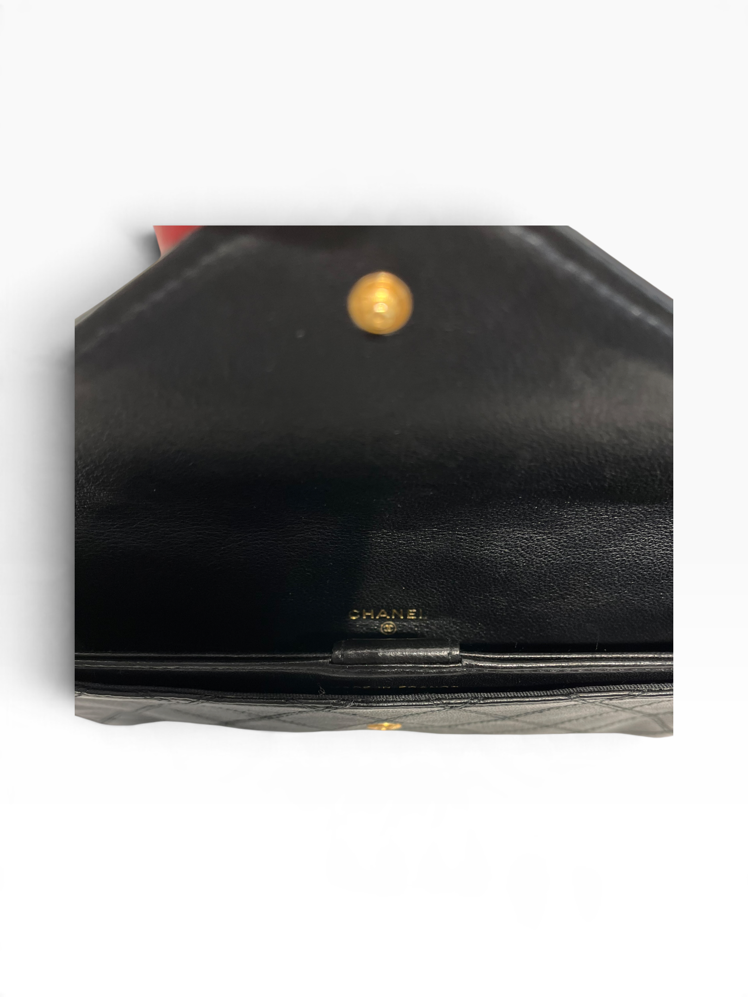 CHANEL/Long Wallet/Leather/BLK/L's/ view 6