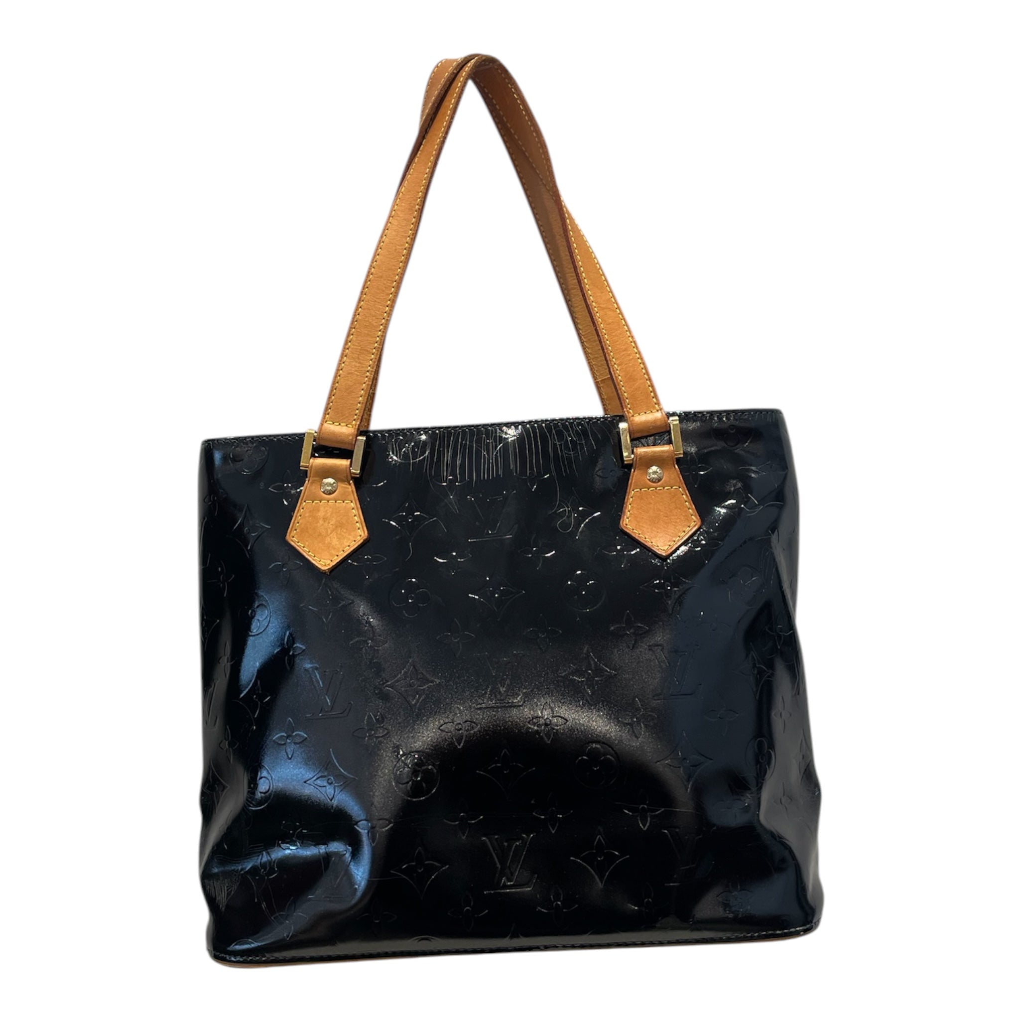 LOUIS VUITTON/Bag/Monogram/BLK/Vernis Houston view 1