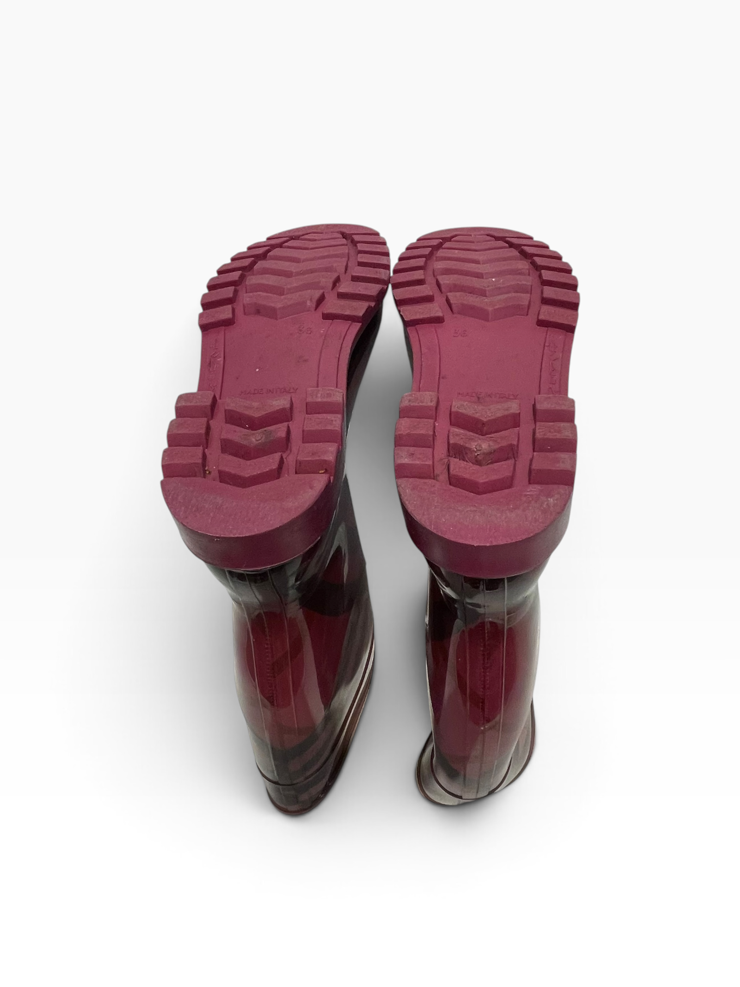 BURBERRY/Rain Boots/EU 36/Tartan/PNK/Check Rain Boots view 5
