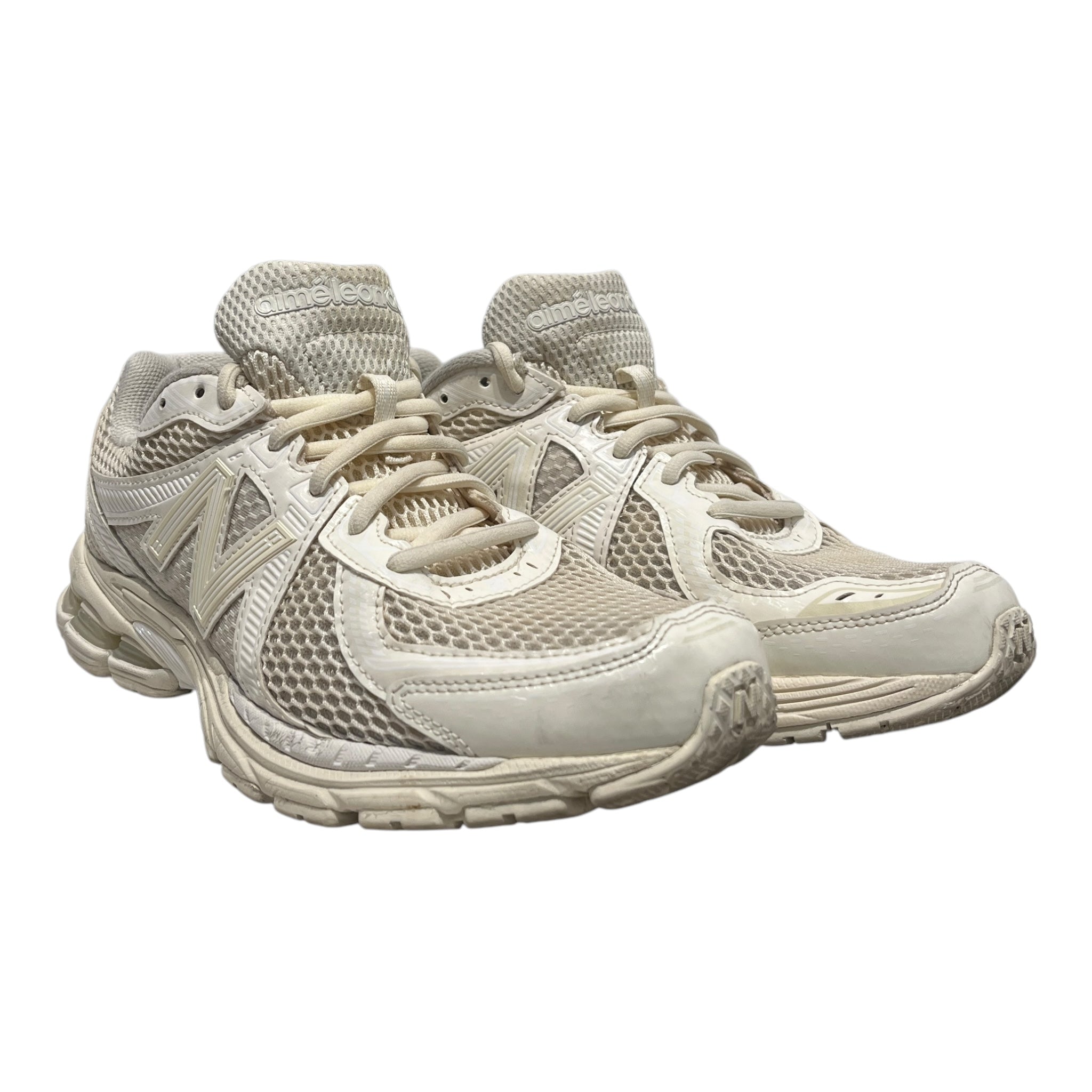 NEW BALANCE/AIME LEON DORE/Low-Sneakers/US 9.5/Nylon/CRM/860V2 view 1