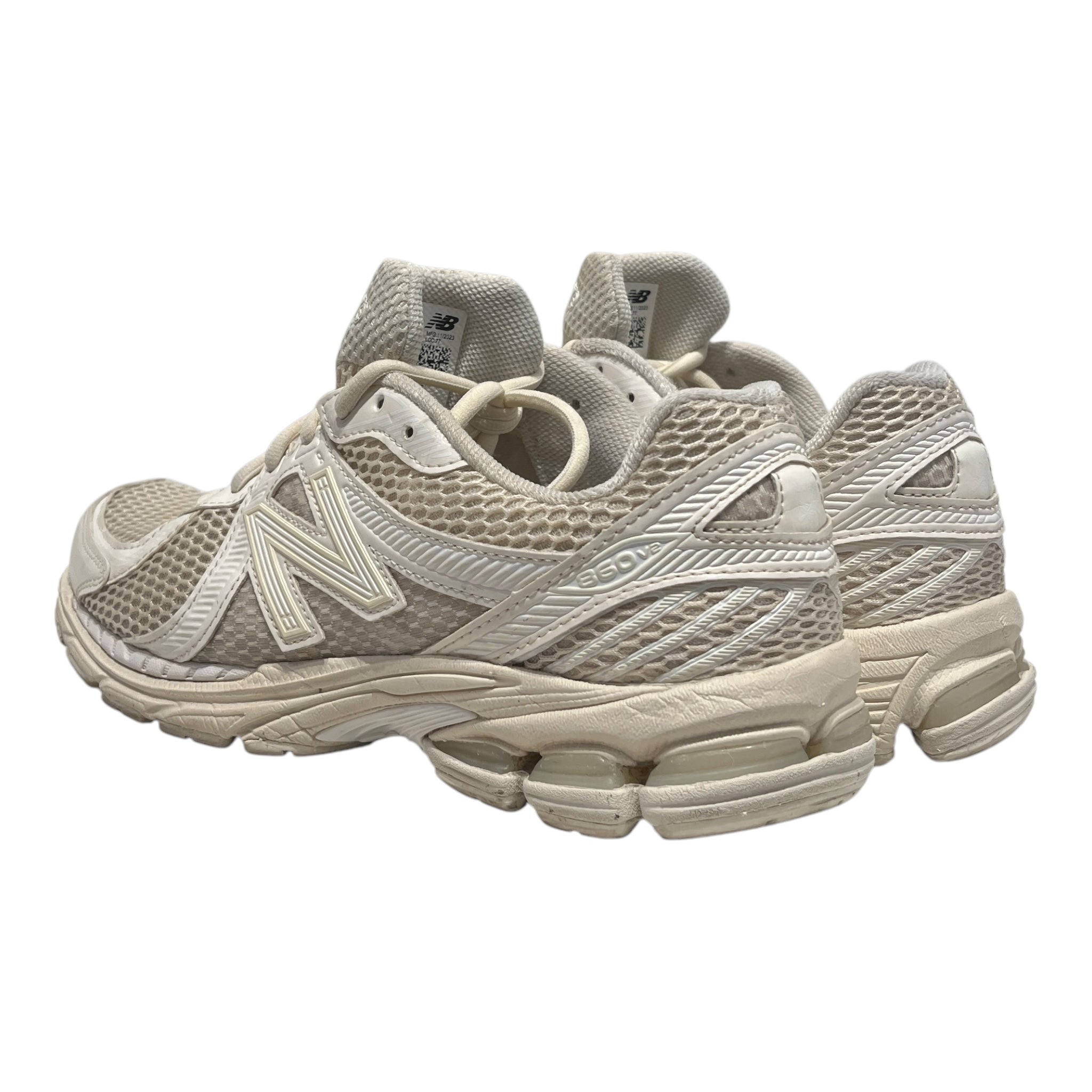 NEW BALANCE/AIME LEON DORE/Low-Sneakers/US 9.5/Nylon/CRM/860V2 view 2