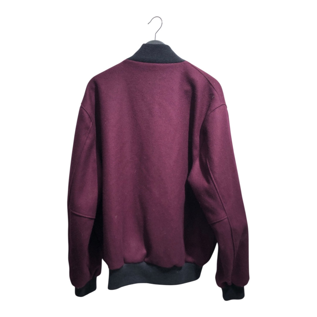 SETTLEMIERS/Jacket/Wool/BRD/WINE RED WOOL VARSITY JACKET view 2