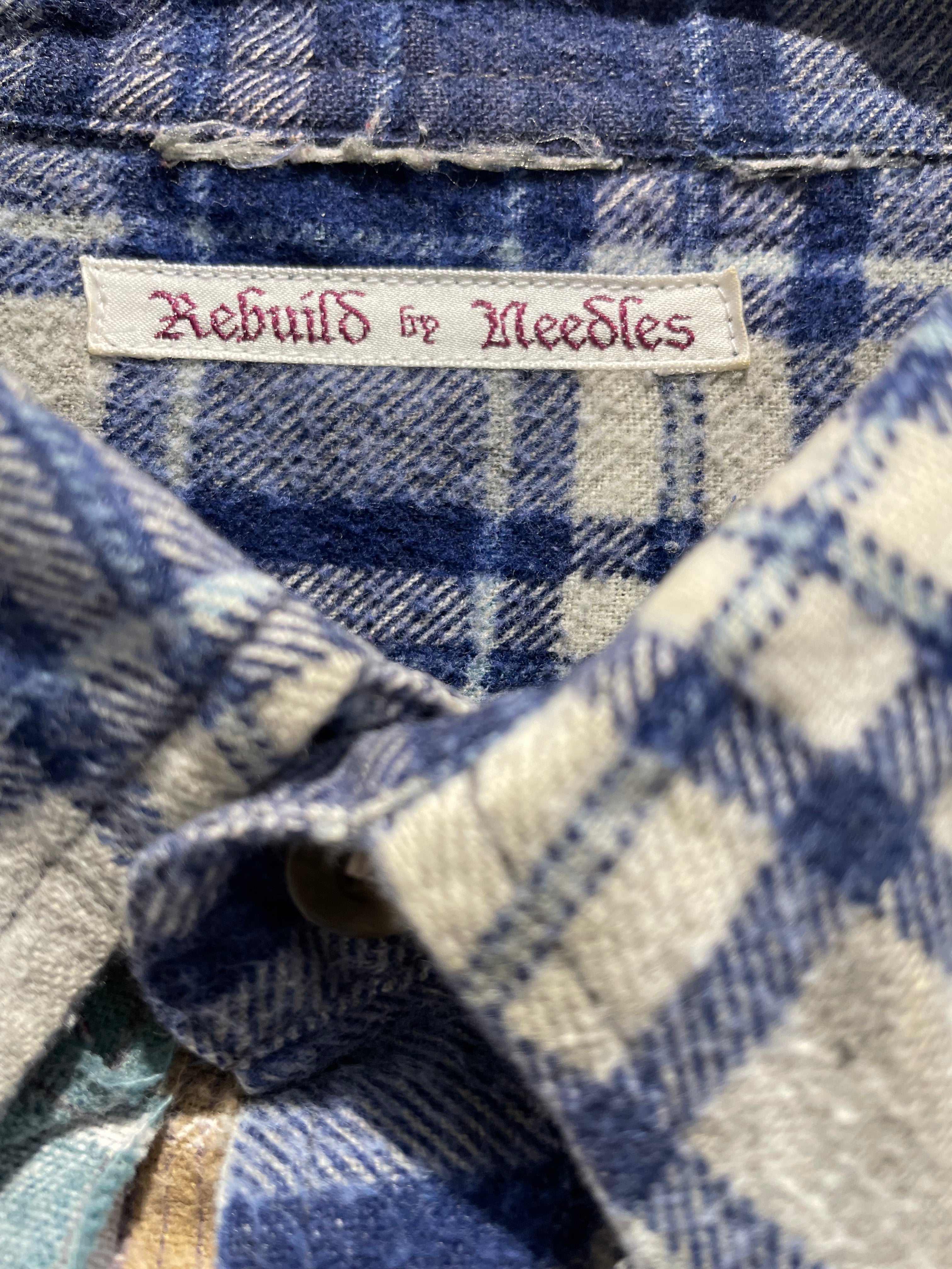 Needles/LS T-Shirt/Cotton/MLT/Plaid/"Rebuild by Needles" view 3